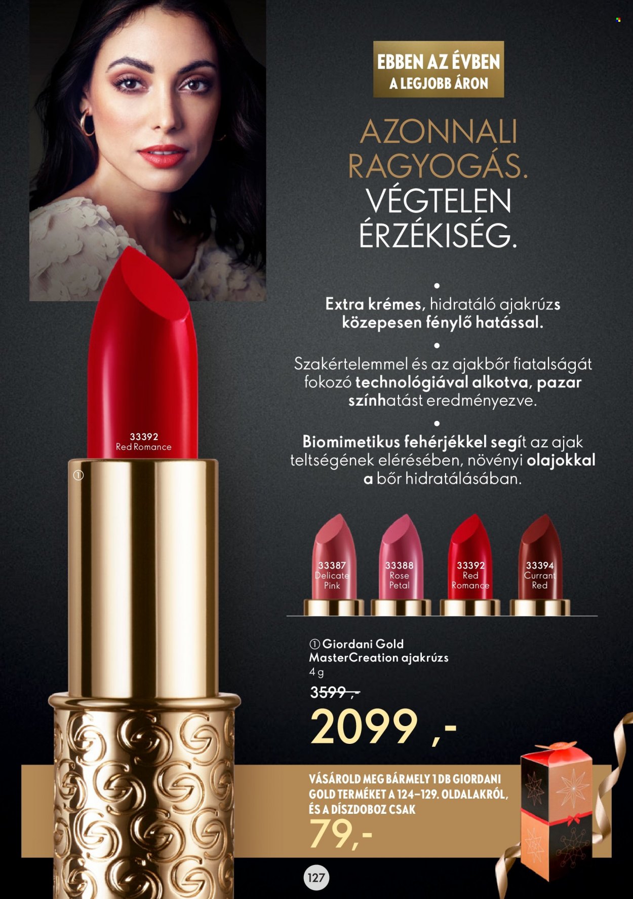 Oriflame akciós újságok - 2022.12.10 - 2022.12.27. Oldal 127