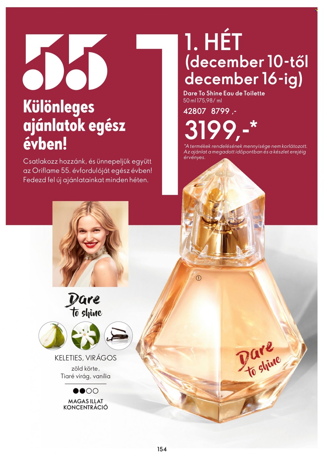 Oriflame akciós újságok - 2022.12.10 - 2022.12.27. Oldal 154