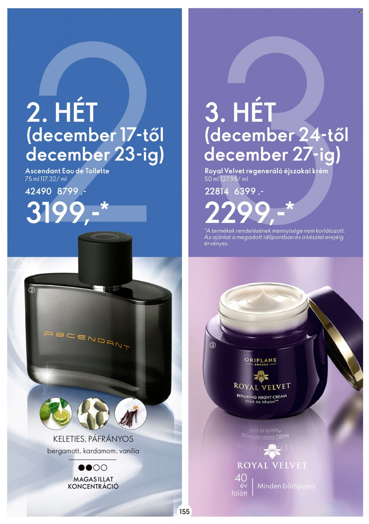 Oriflame akciós újságok - 2022.12.10 - 2022.12.27. Oldal 155
