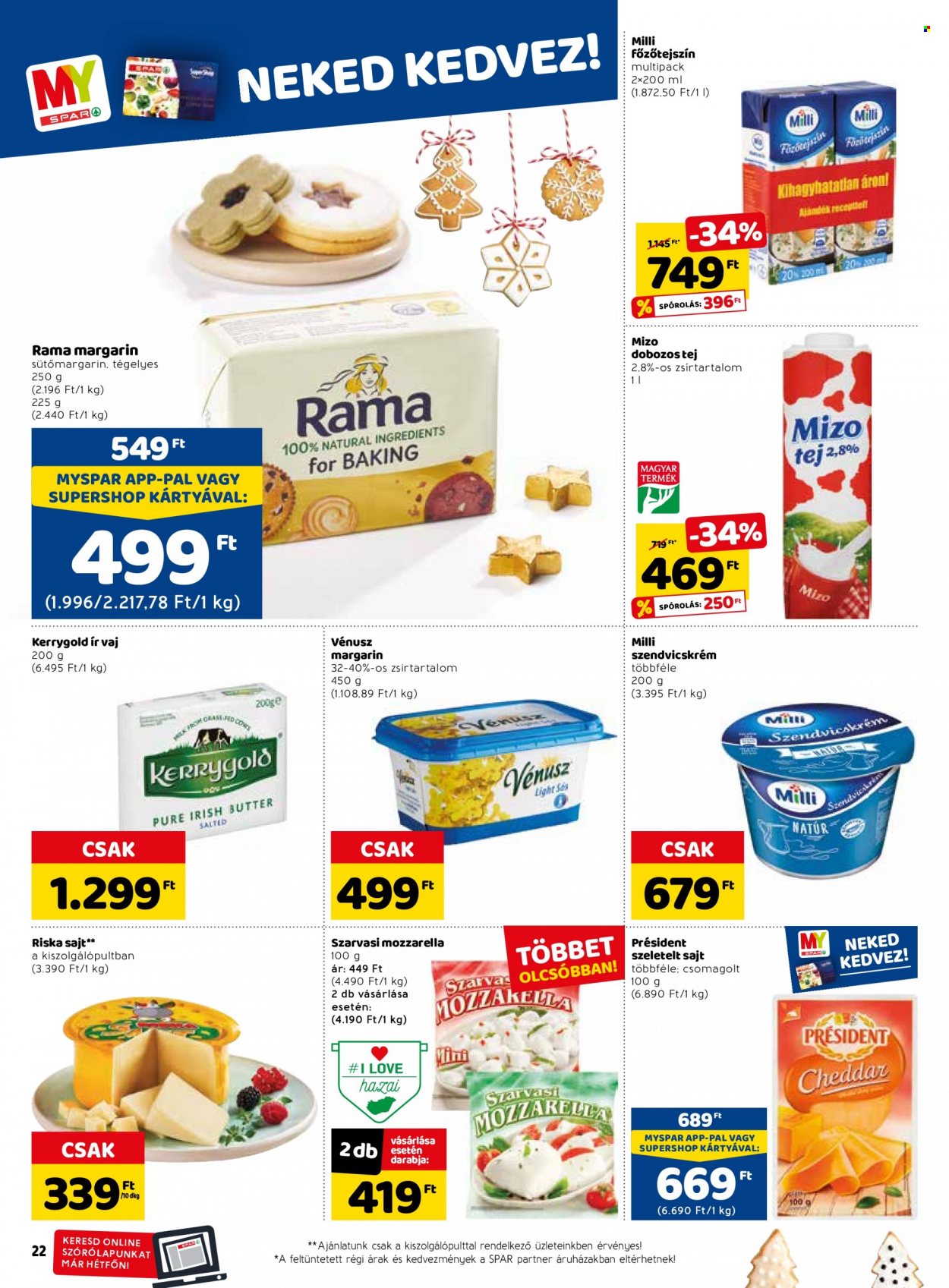 SPAR akciós újságok - 2022.12.15 - 2022.12.24. Oldal 38
