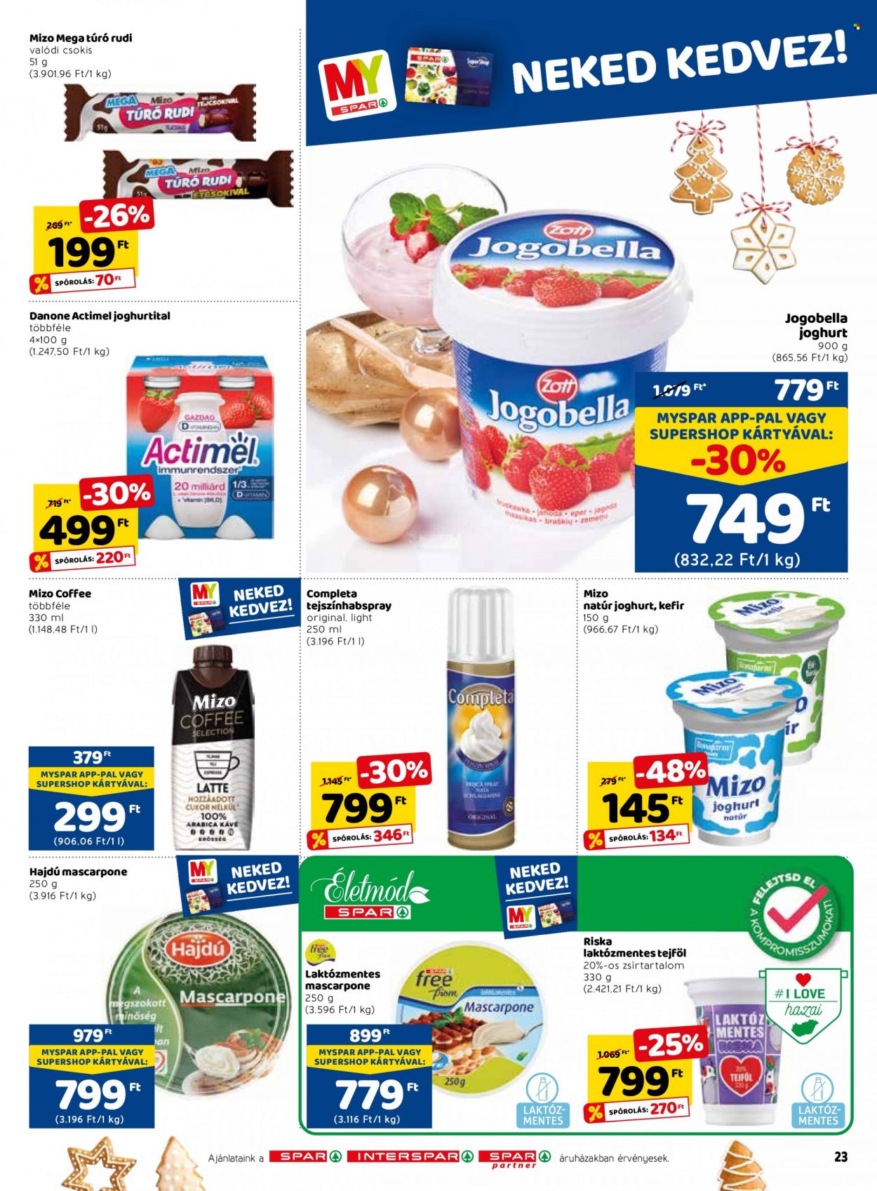 SPAR akciós újságok - 2022.12.15 - 2022.12.24. Oldal 39