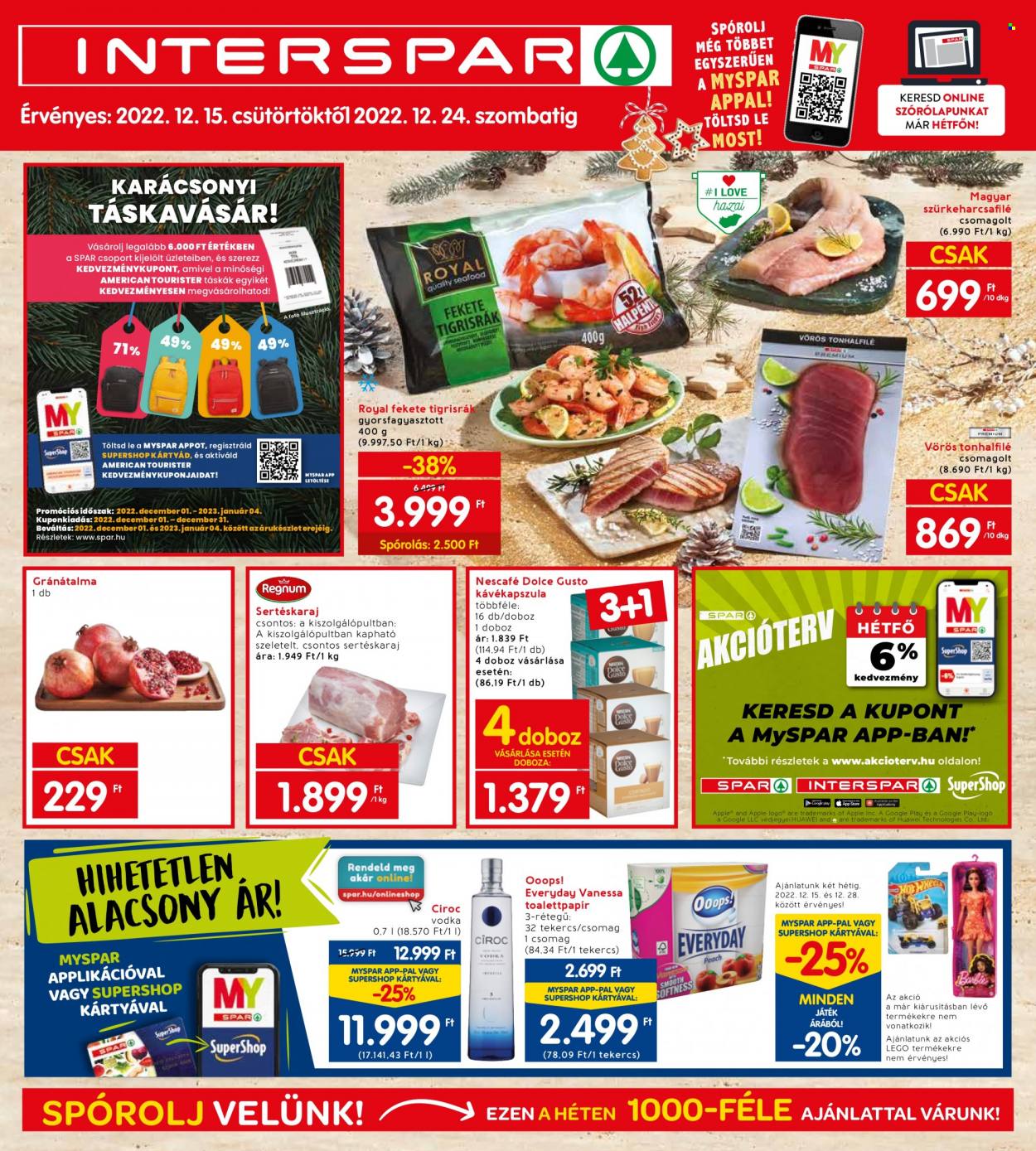 INTERSPAR akciós újságok - 2022.12.15 - 2022.12.24. Oldal 1