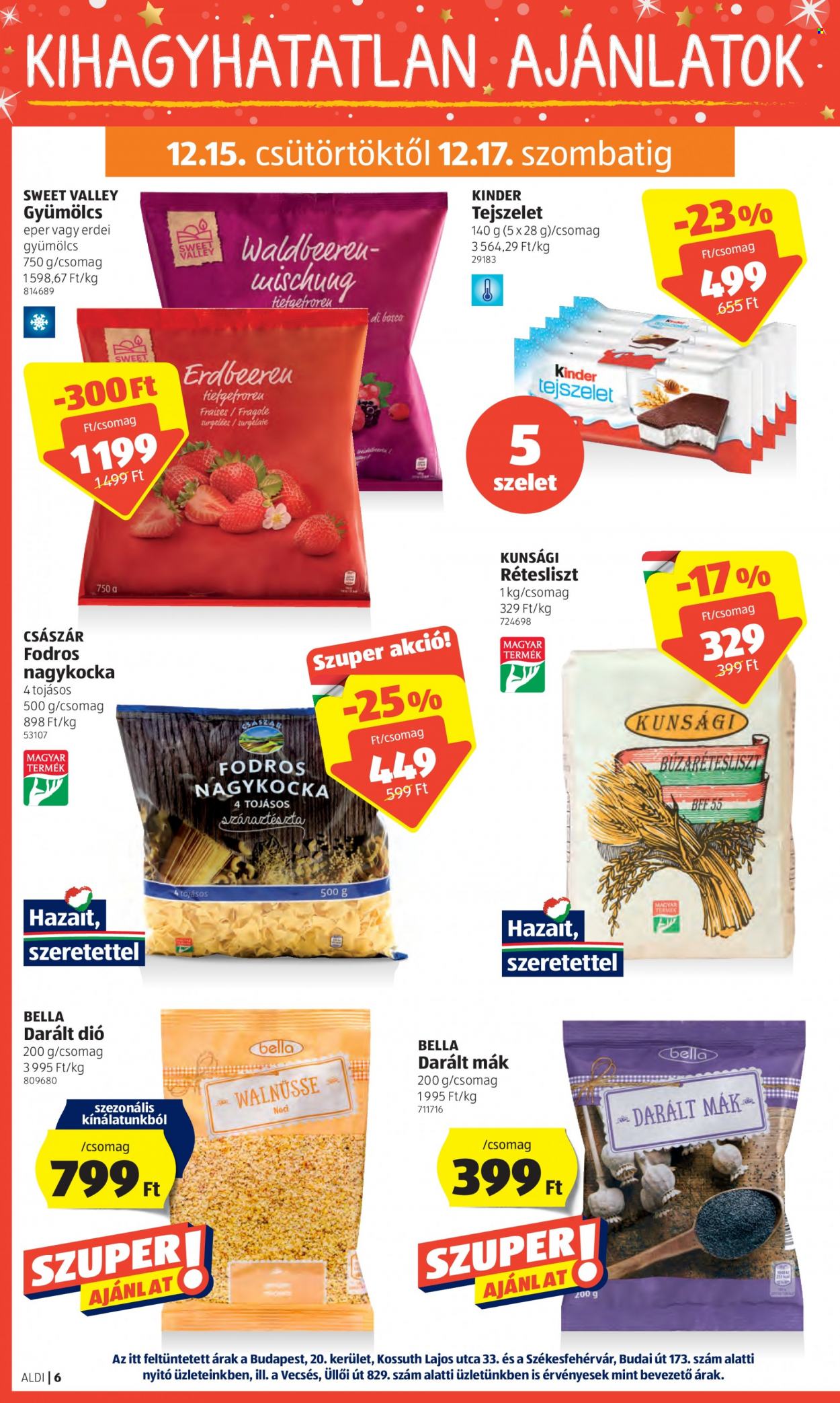 Aldi akciós újságok - 2022.12.15 - 2022.12.21. Oldal 6
