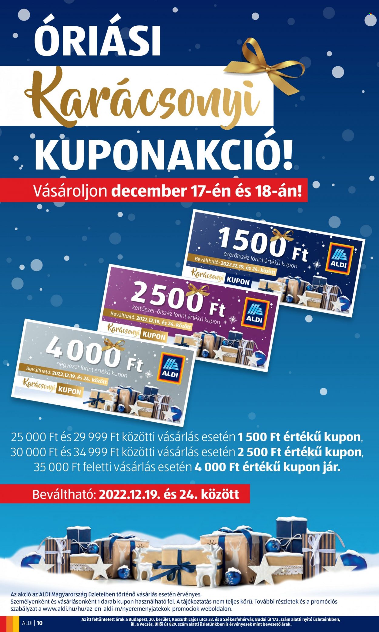 Aldi akciós újságok - 2022.12.15 - 2022.12.21. Oldal 10