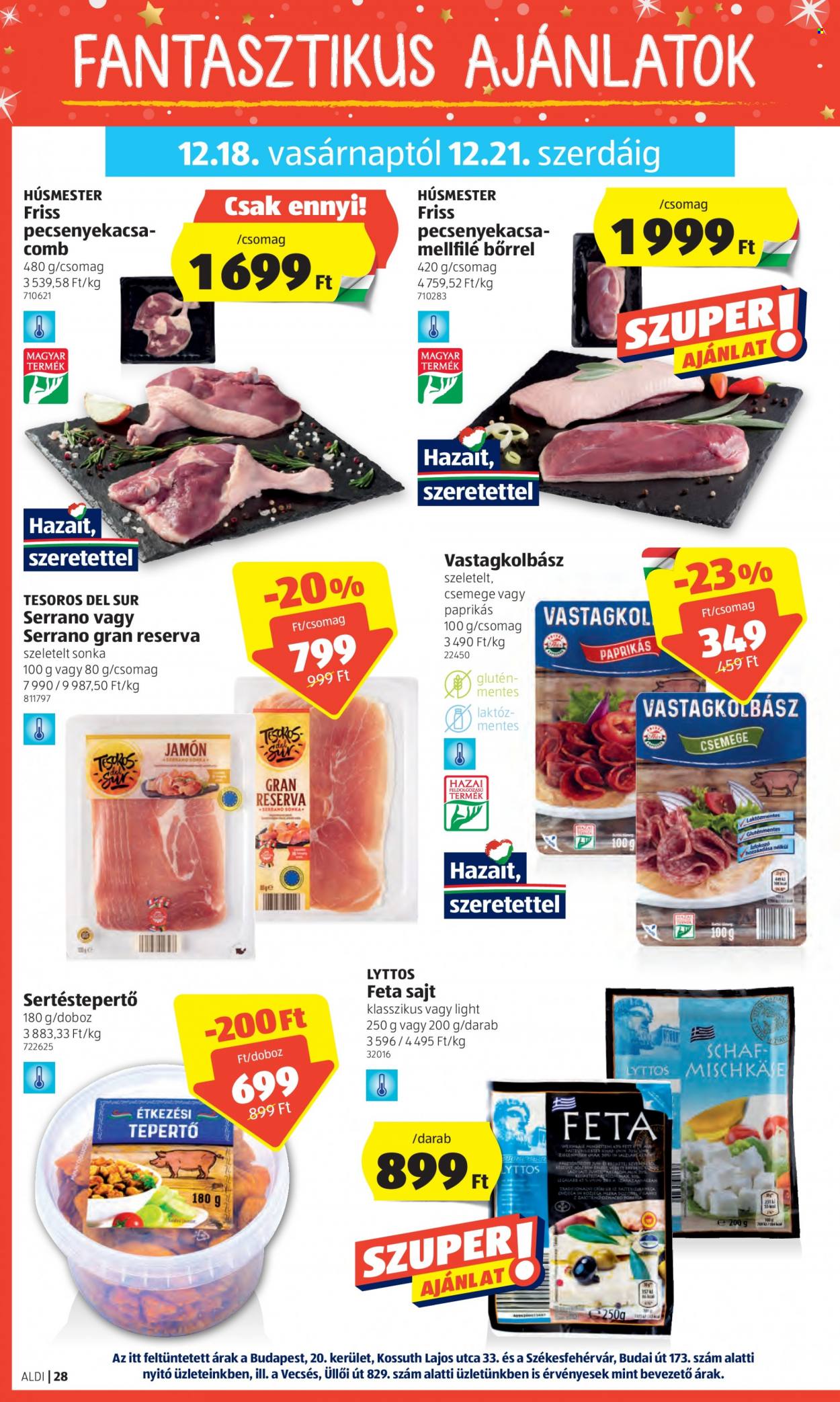 Aldi akciós újságok - 2022.12.15 - 2022.12.21. Oldal 28