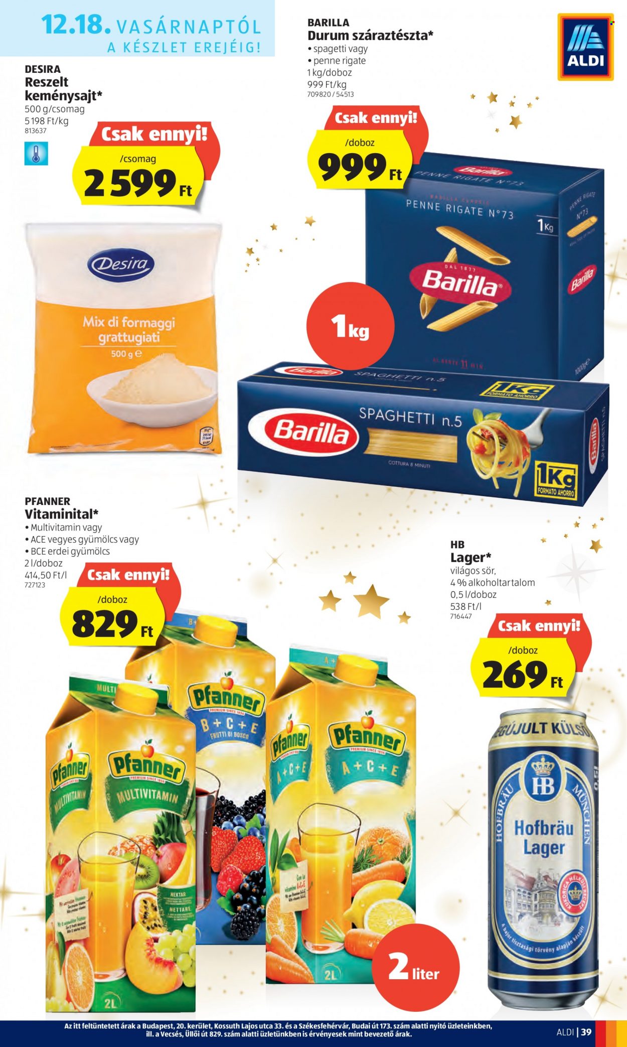 Aldi akciós újságok - 2022.12.15 - 2022.12.21. Oldal 39