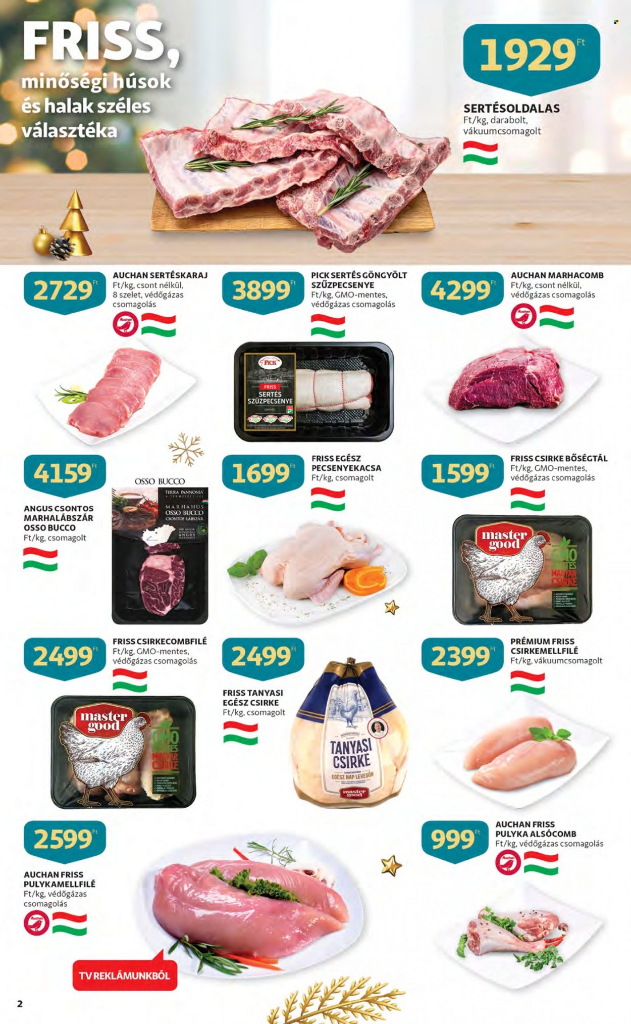 Auchan akciós újságok - 2022.12.15 - 2022.12.24. Oldal 2