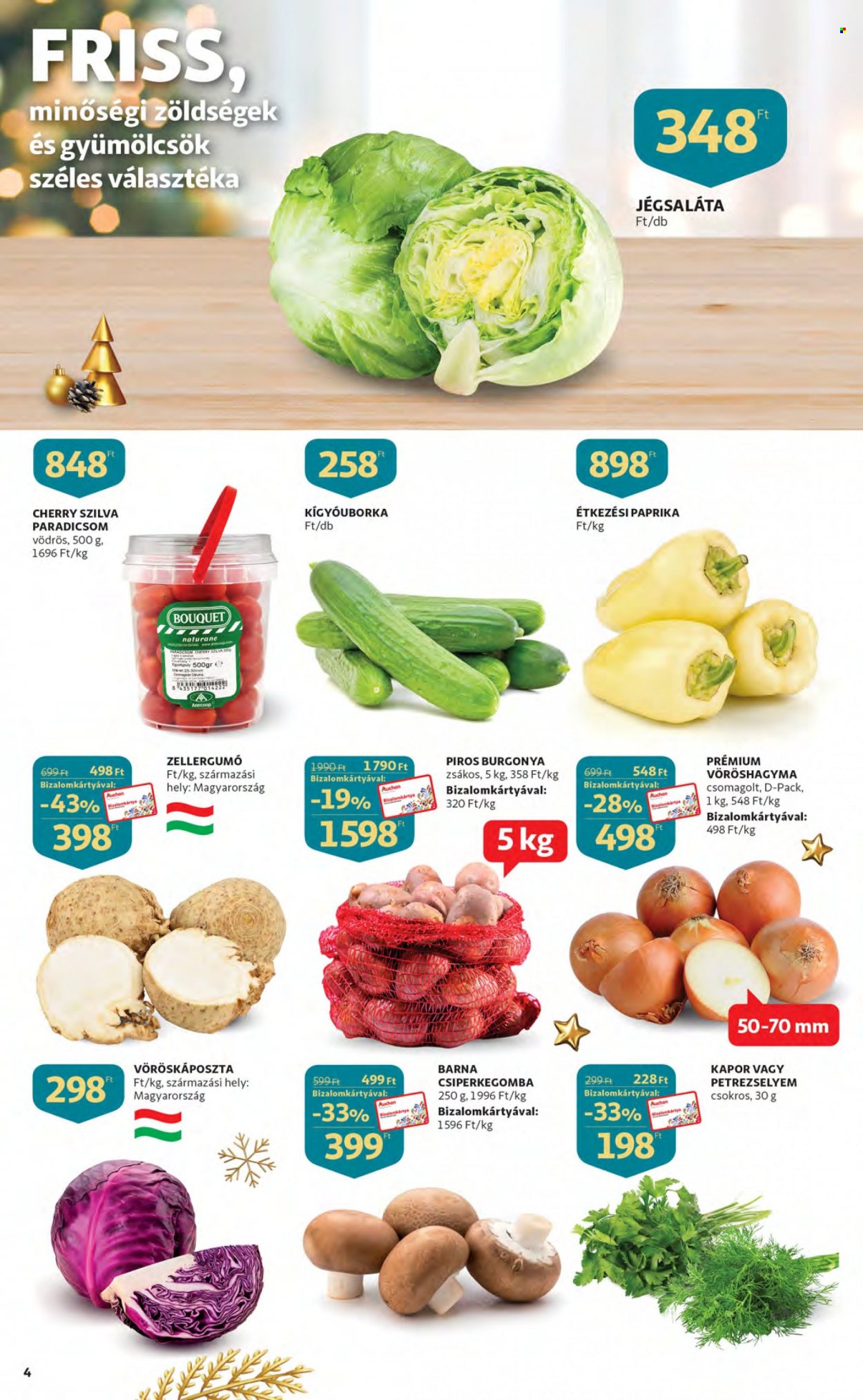Auchan akciós újságok - 2022.12.15 - 2022.12.24. Oldal 4