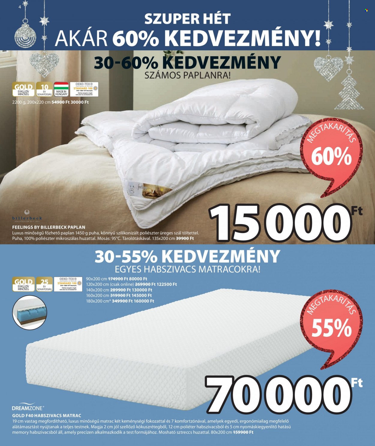 JYSK akciós újságok - 2022.12.14 - 2022.12.27. Oldal 4
