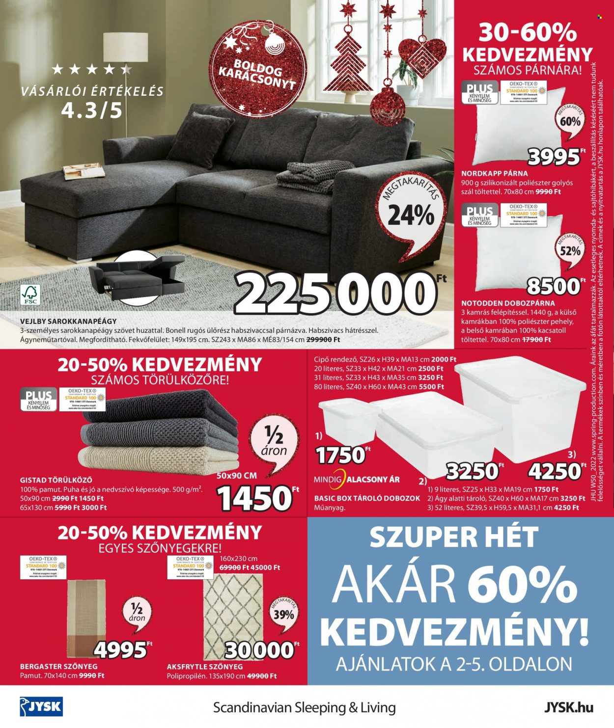 JYSK akciós újságok - 2022.12.14 - 2022.12.27. Oldal 24