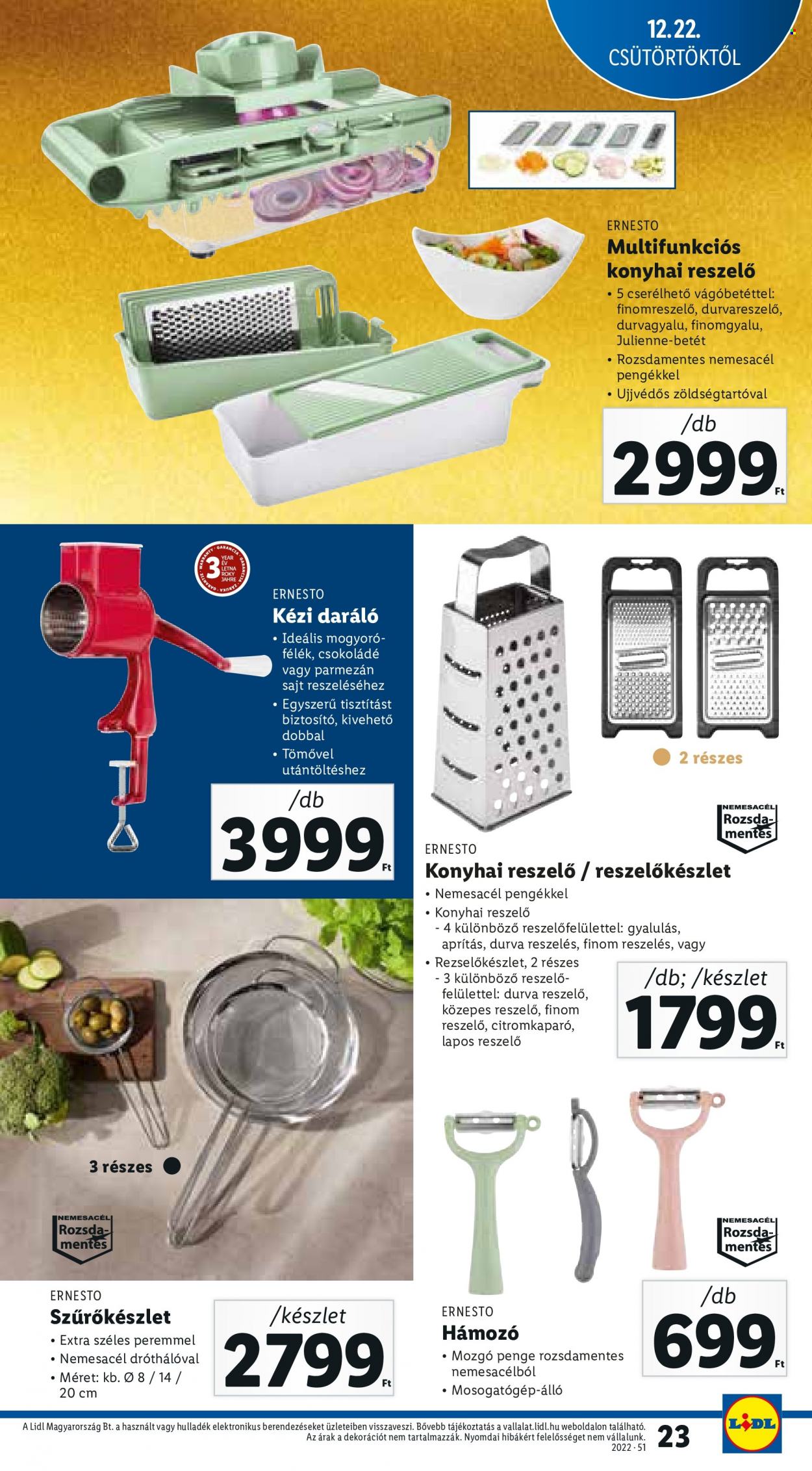 Lidl akciós újságok - 2022.12.22 - 2022.12.28. Oldal 23