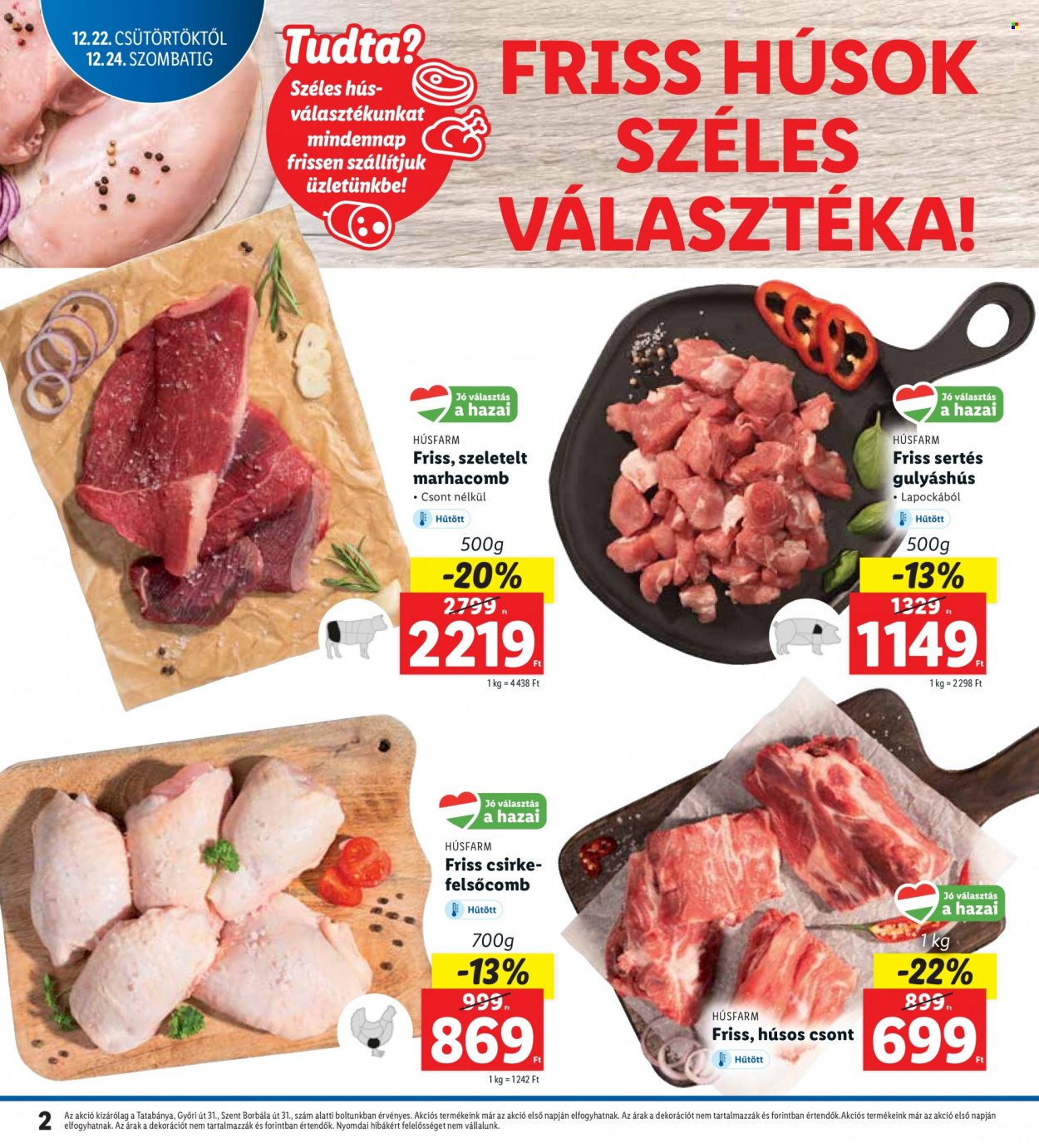 Lidl akciós újságok - 2022.12.22 - 2022.12.24. Oldal 2