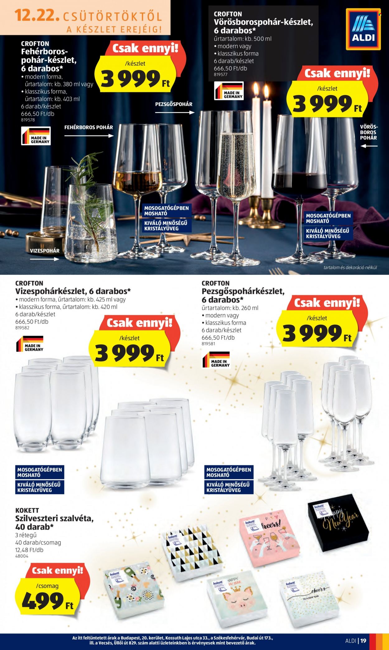 Aldi akciós újságok - 2022.12.22 - 2022.12.28. Oldal 19