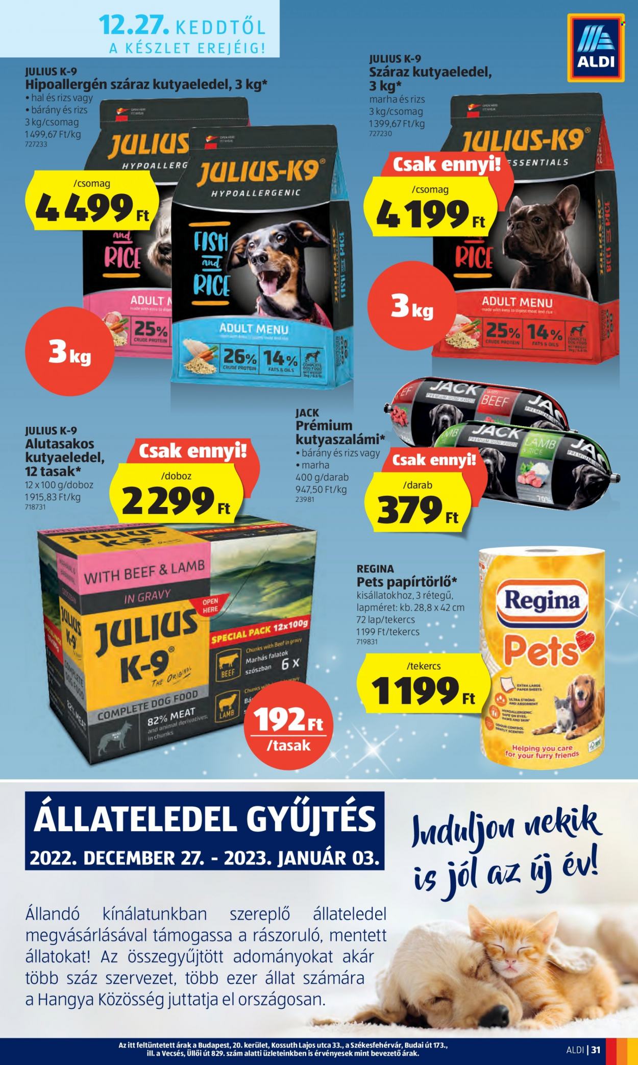 Aldi akciós újságok - 2022.12.22 - 2022.12.28. Oldal 31