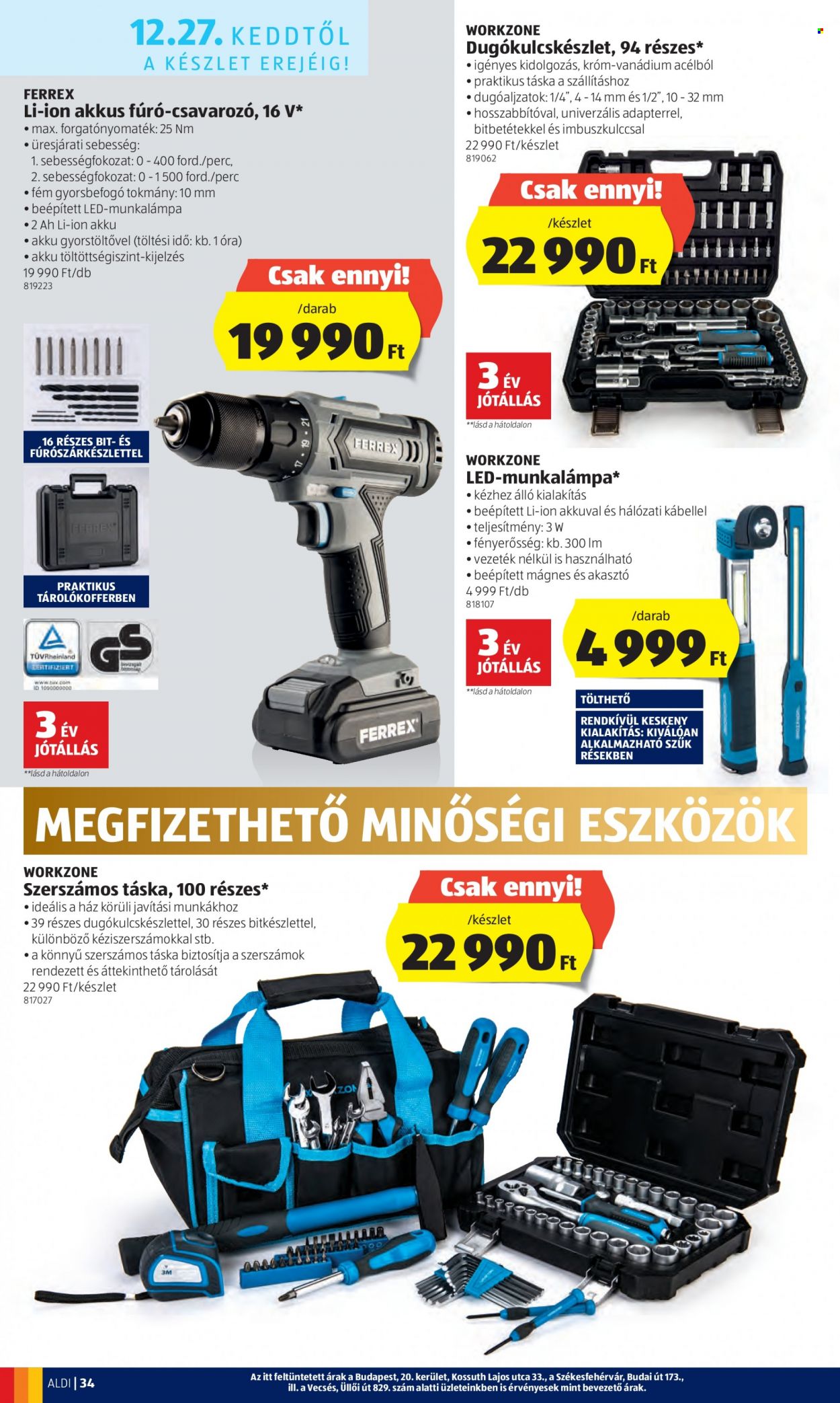 Aldi akciós újságok - 2022.12.22 - 2022.12.28. Oldal 34