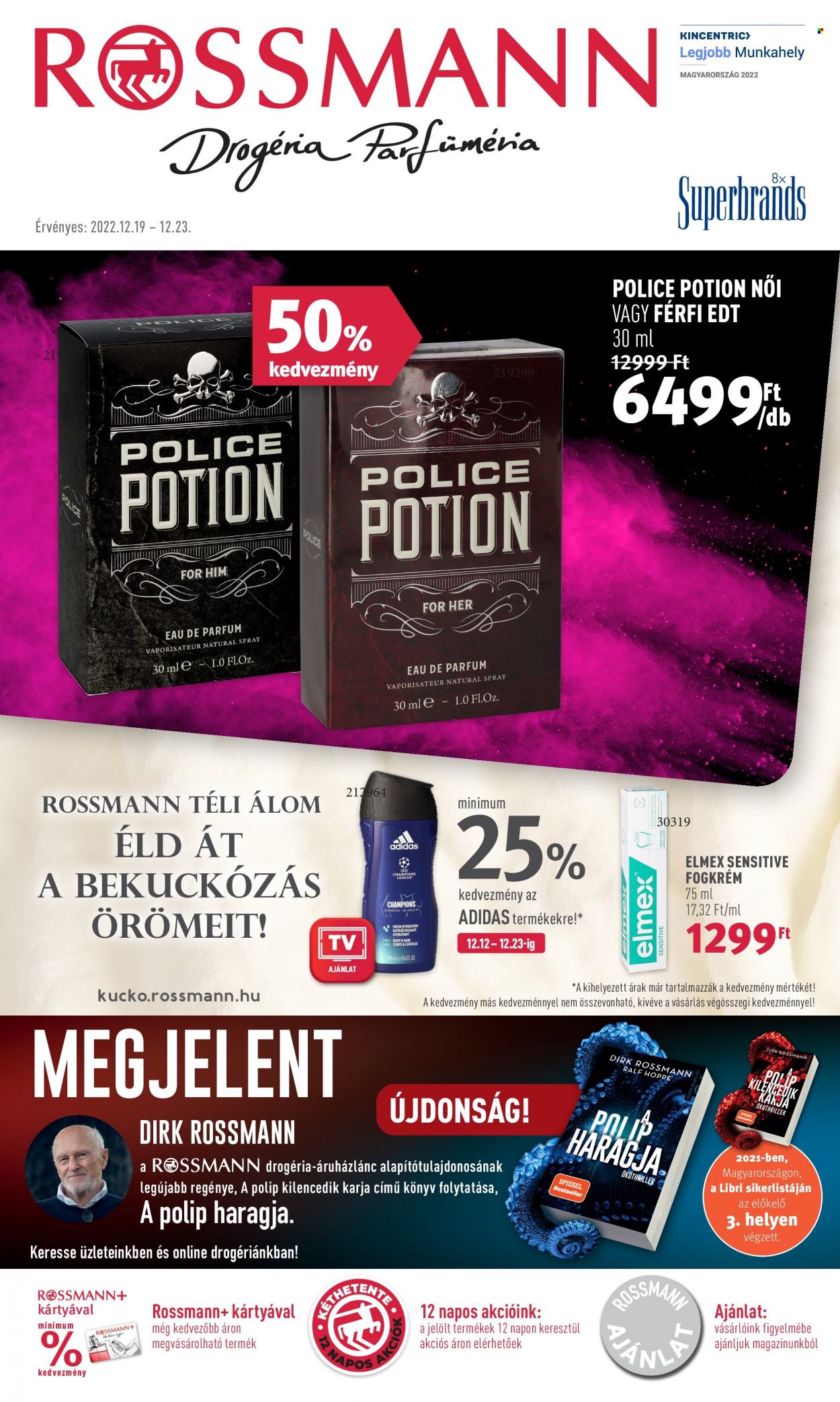 Rossmann akciós újságok - 2022.12.19 - 2022.12.23. Oldal 1