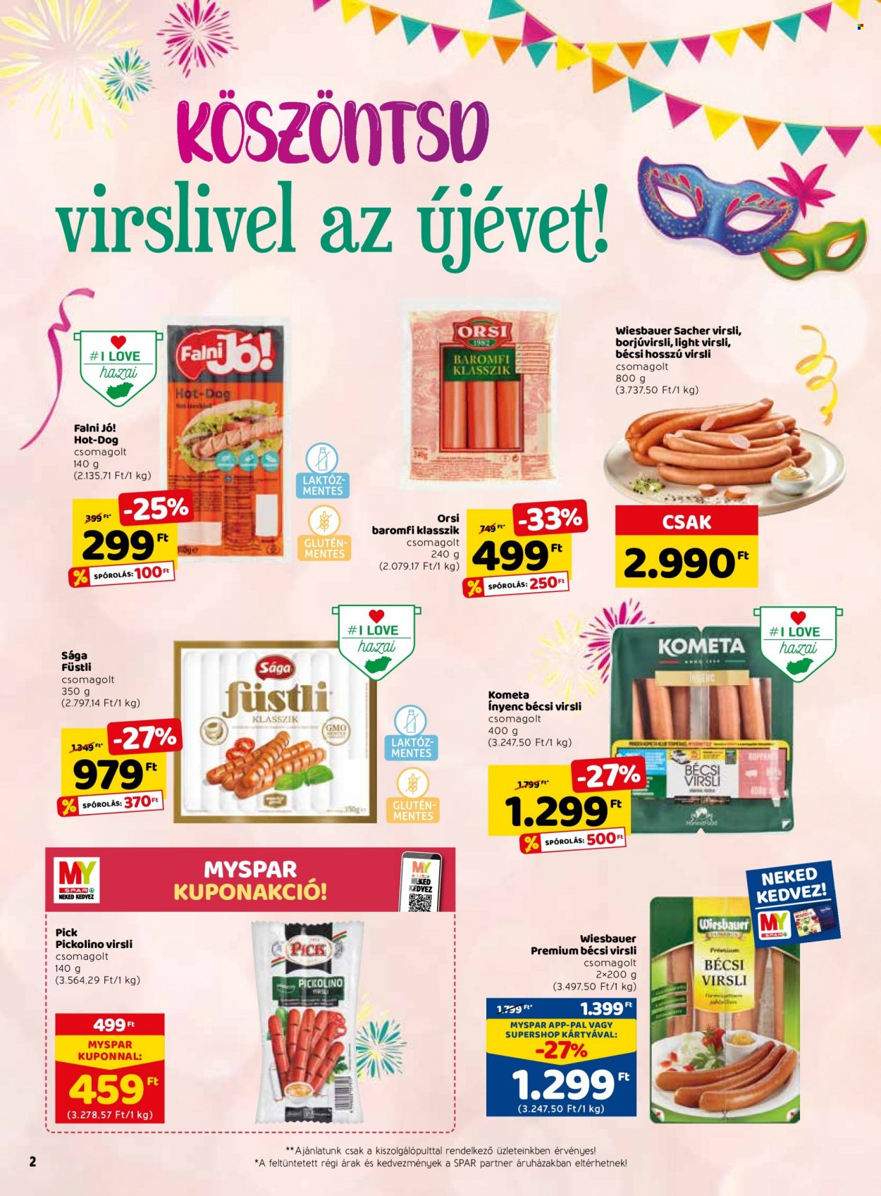 SPAR akciós újságok - 2022.12.27 - 2022.12.31. Oldal 4