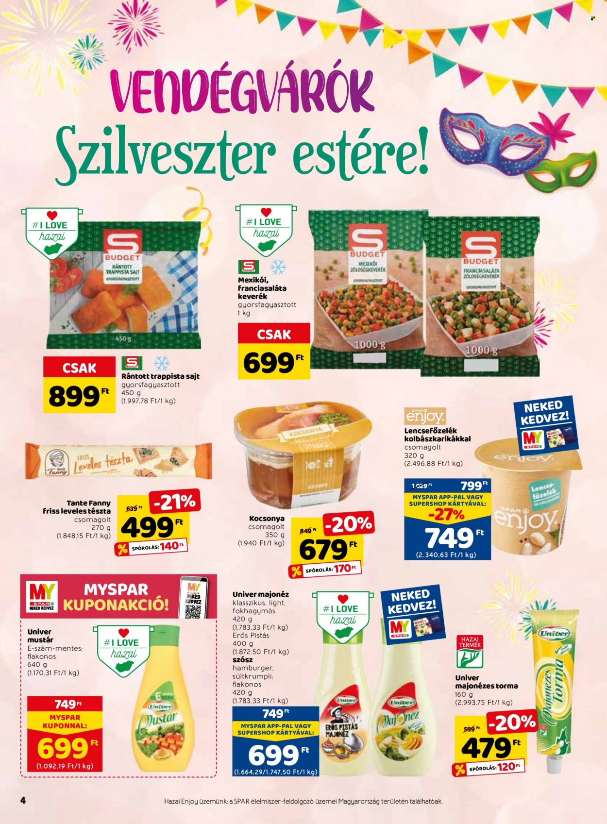 SPAR akciós újságok - 2022.12.27 - 2022.12.31. Oldal 10