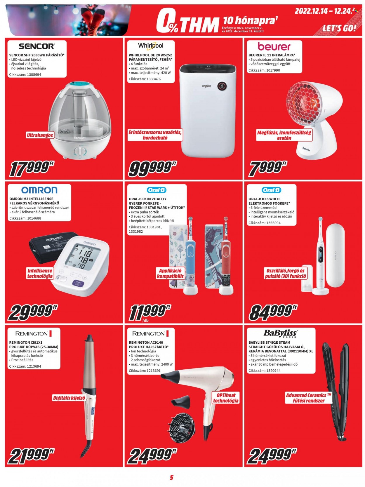 MediaMarkt akciós újságok - 2022.12.14 - 2022.12.24. Oldal 5