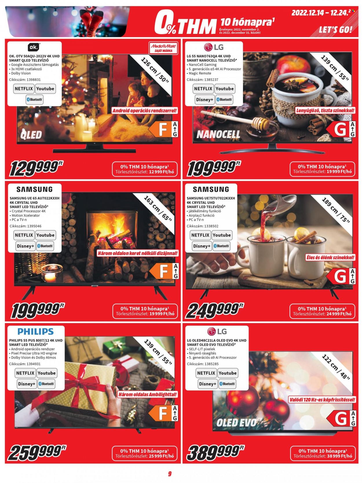MediaMarkt akciós újságok - 2022.12.14 - 2022.12.24. Oldal 9