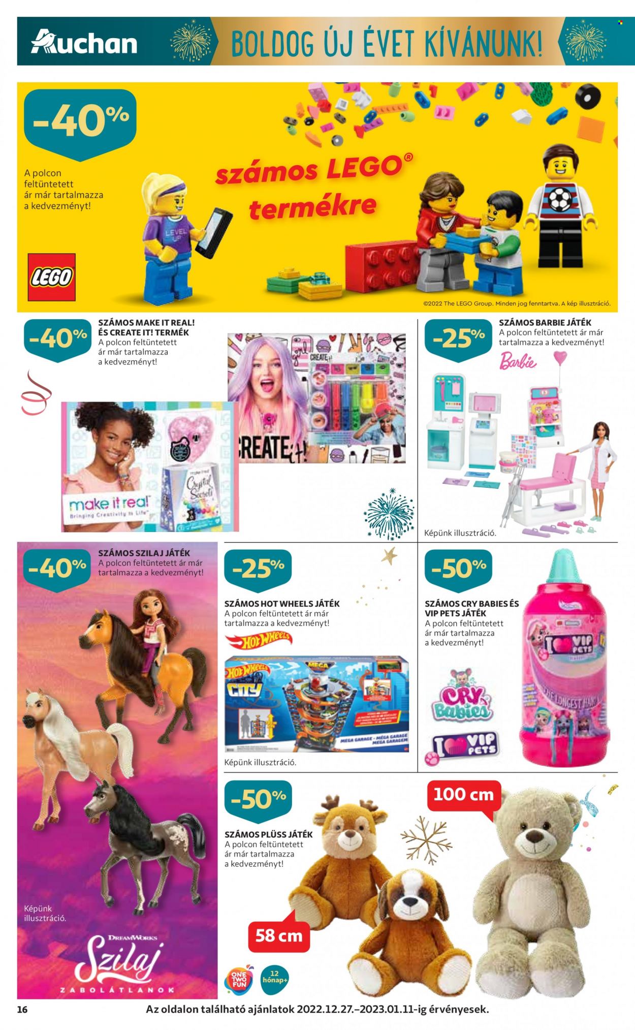 Auchan akciós újságok - 2022.12.27 - 2023.01.04. Oldal 16