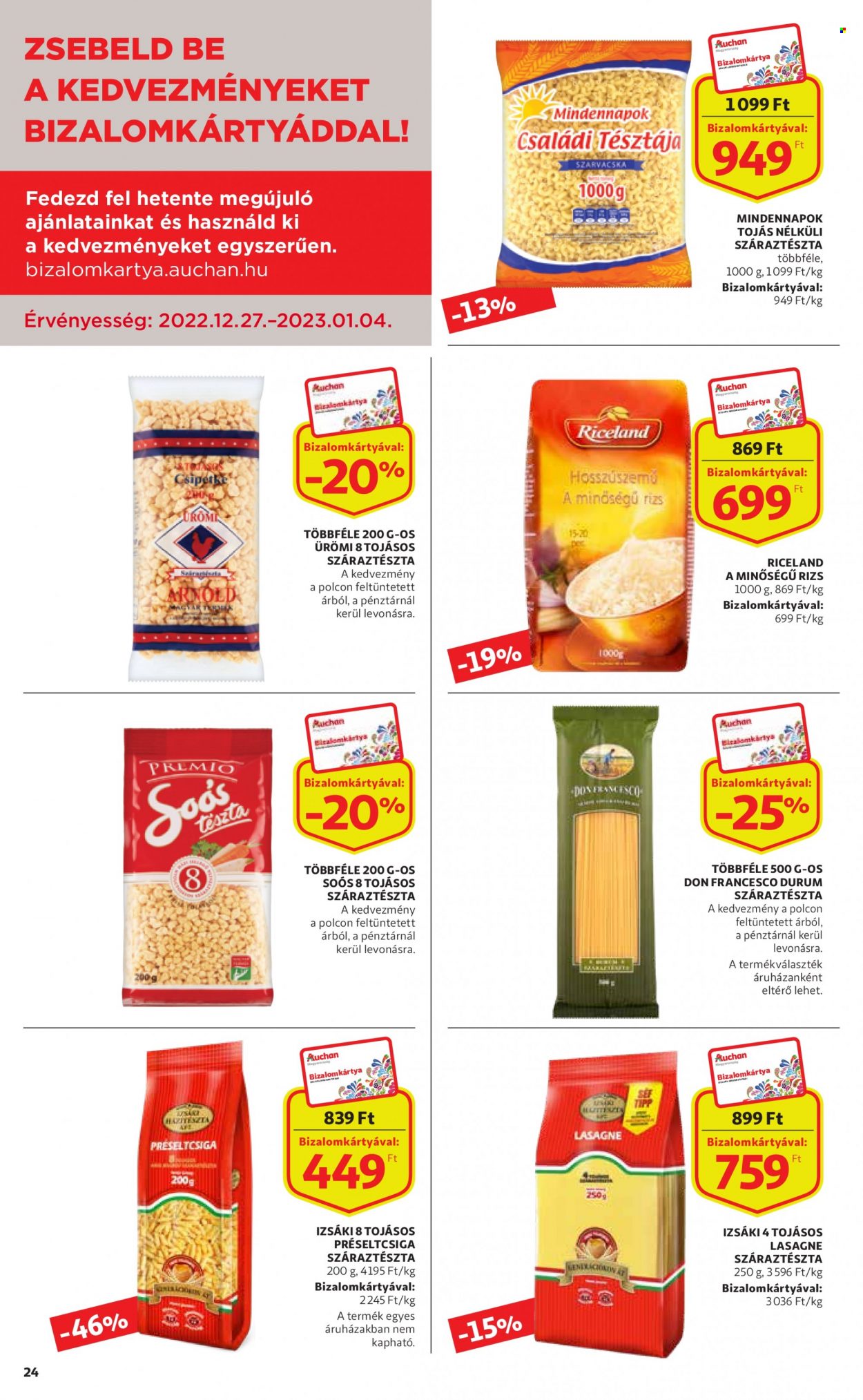 Auchan akciós újságok - 2022.12.27 - 2023.01.04. Oldal 24