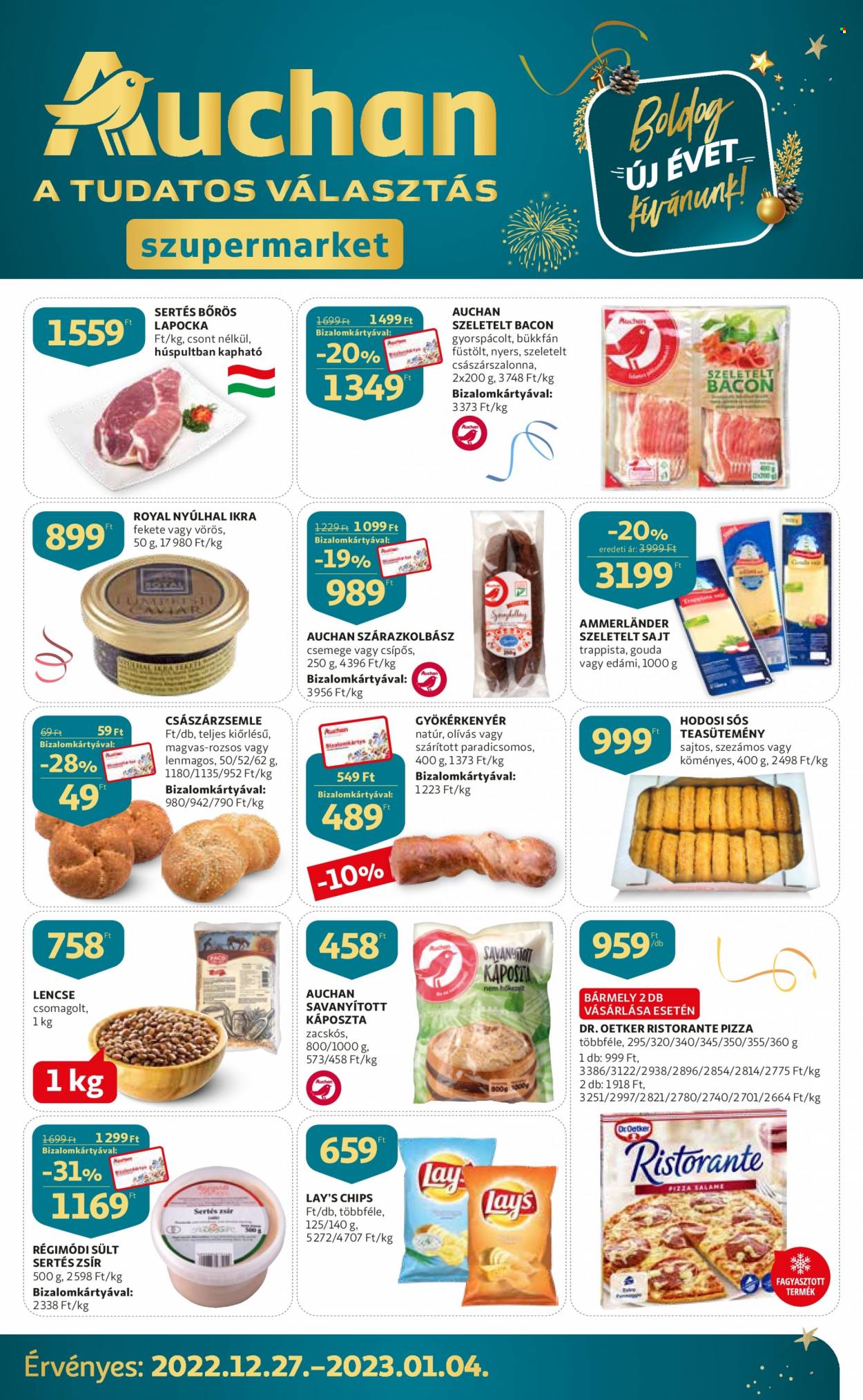 Auchan akciós újságok - 2022.12.27 - 2023.01.04. Oldal 1