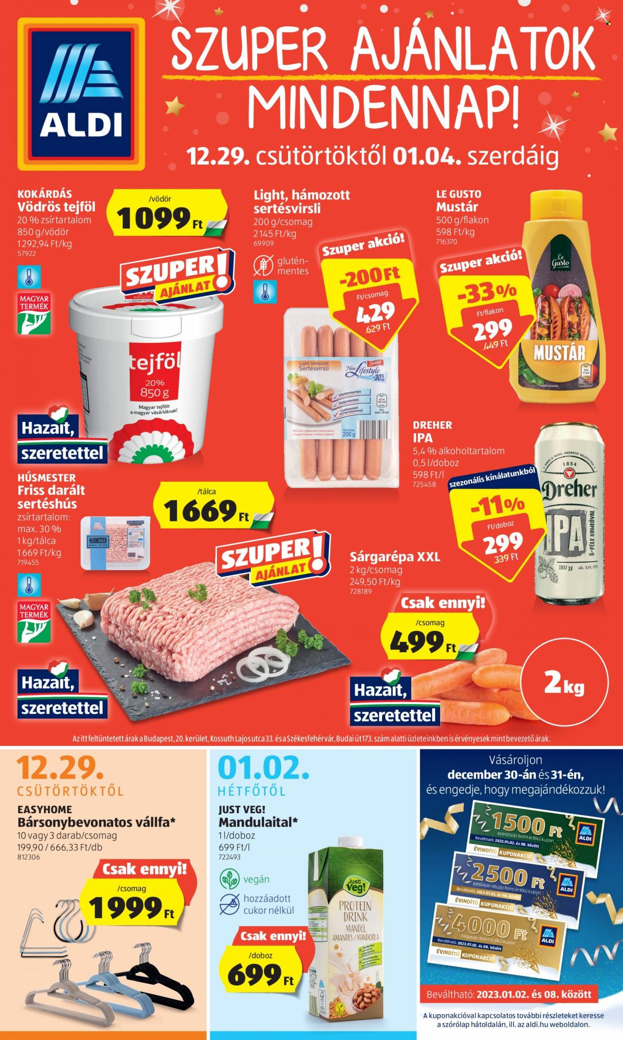 Aldi akciós újságok - 2022.12.29 - 2023.01.04. Oldal 1