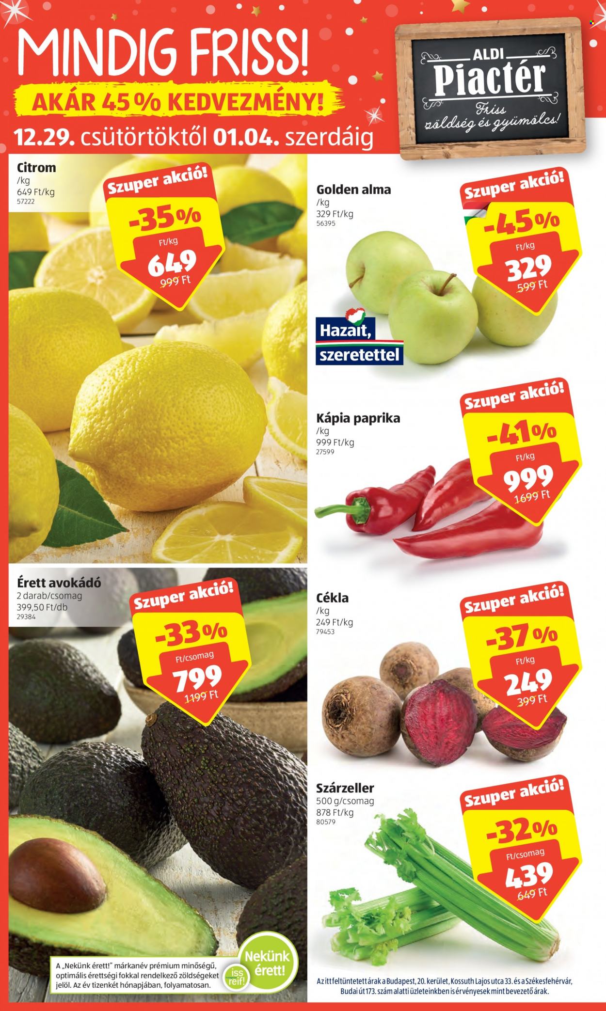 Aldi akciós újságok - 2022.12.29 - 2023.01.04. Oldal 2