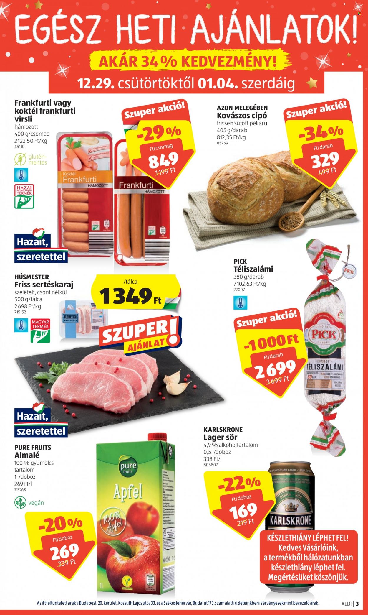 Aldi akciós újságok - 2022.12.29 - 2023.01.04. Oldal 3