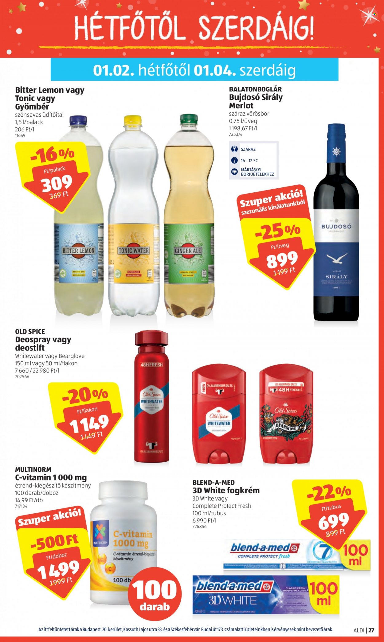 Aldi akciós újságok - 2022.12.29 - 2023.01.04. Oldal 27