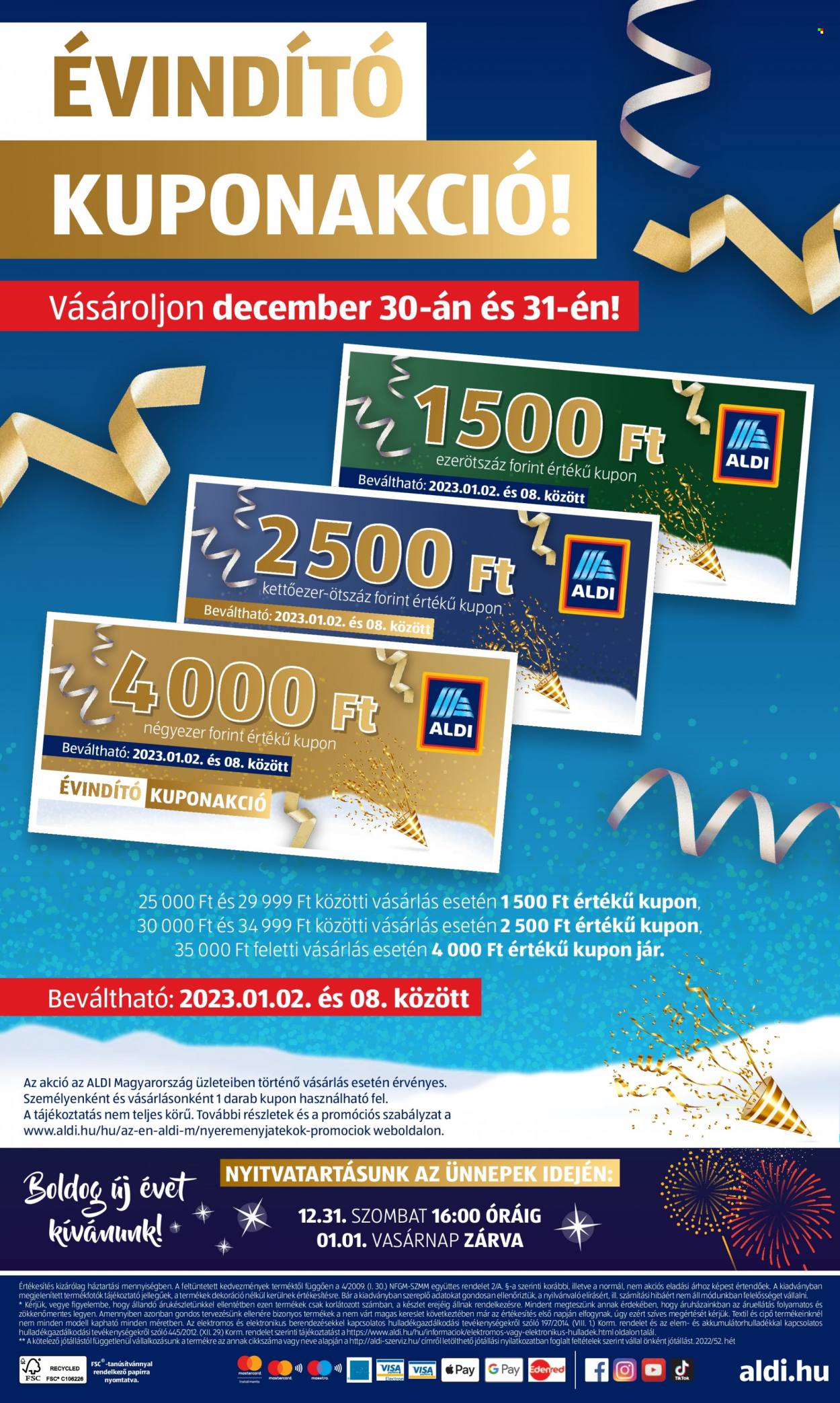 Aldi akciós újságok - 2022.12.29 - 2023.01.04. Oldal 40