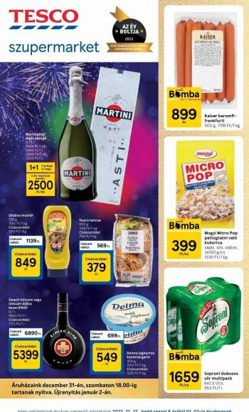 Újság TESCO - 2022.12.27 - 2023.01.02.