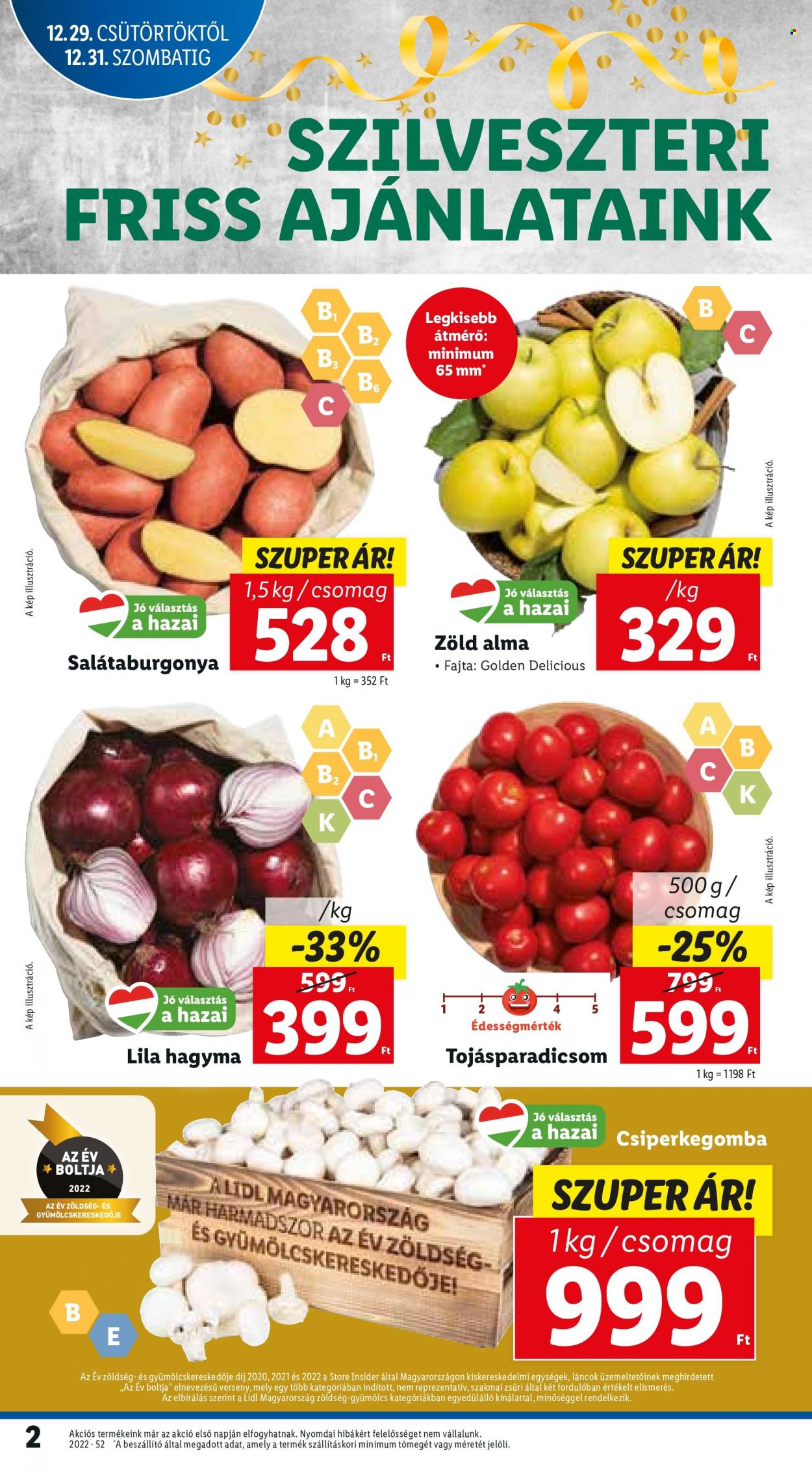 Lidl akciós újságok - 2022.12.29 - 2023.01.04. Oldal 2