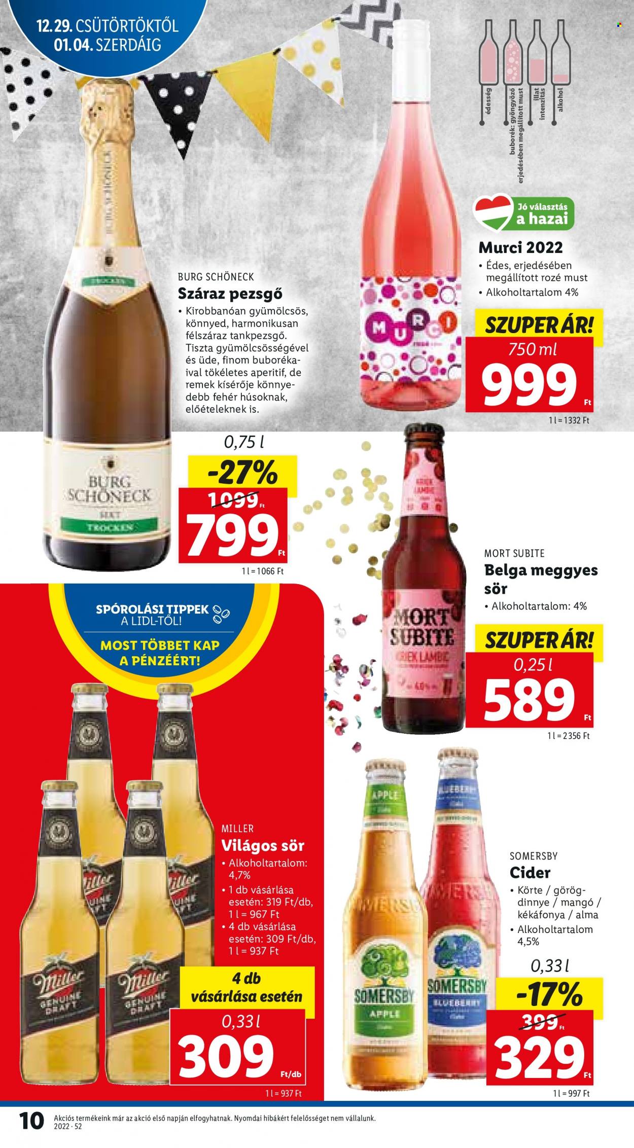 Lidl akciós újságok - 2022.12.29 - 2023.01.04. Oldal 10