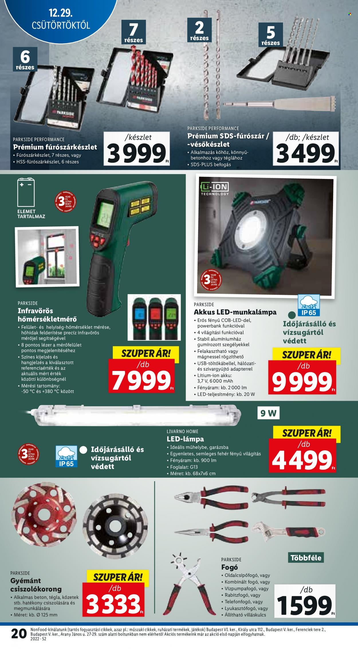 Lidl akciós újságok - 2022.12.29 - 2023.01.04. Oldal 20