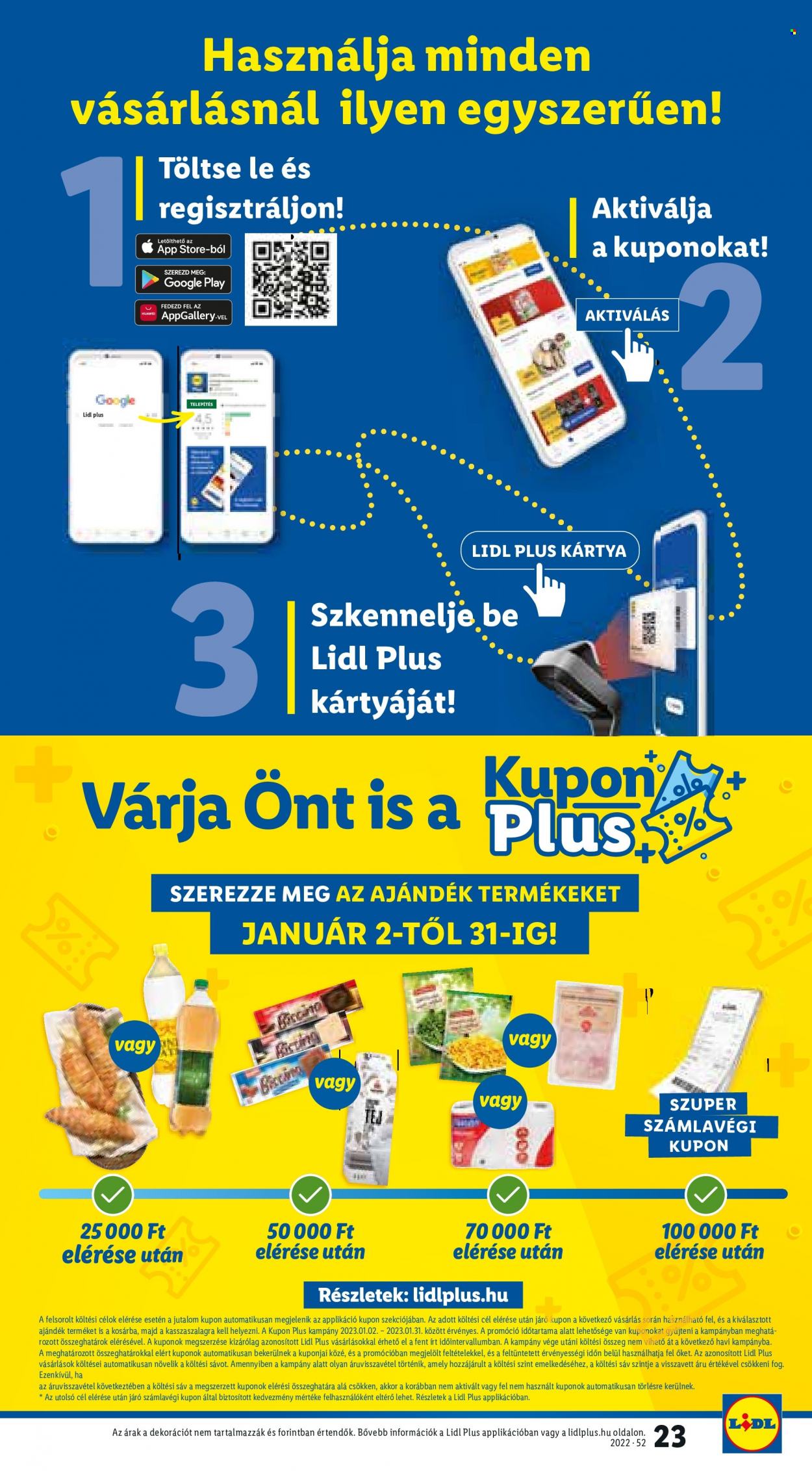 Lidl akciós újságok - 2022.12.29 - 2023.01.04. Oldal 23