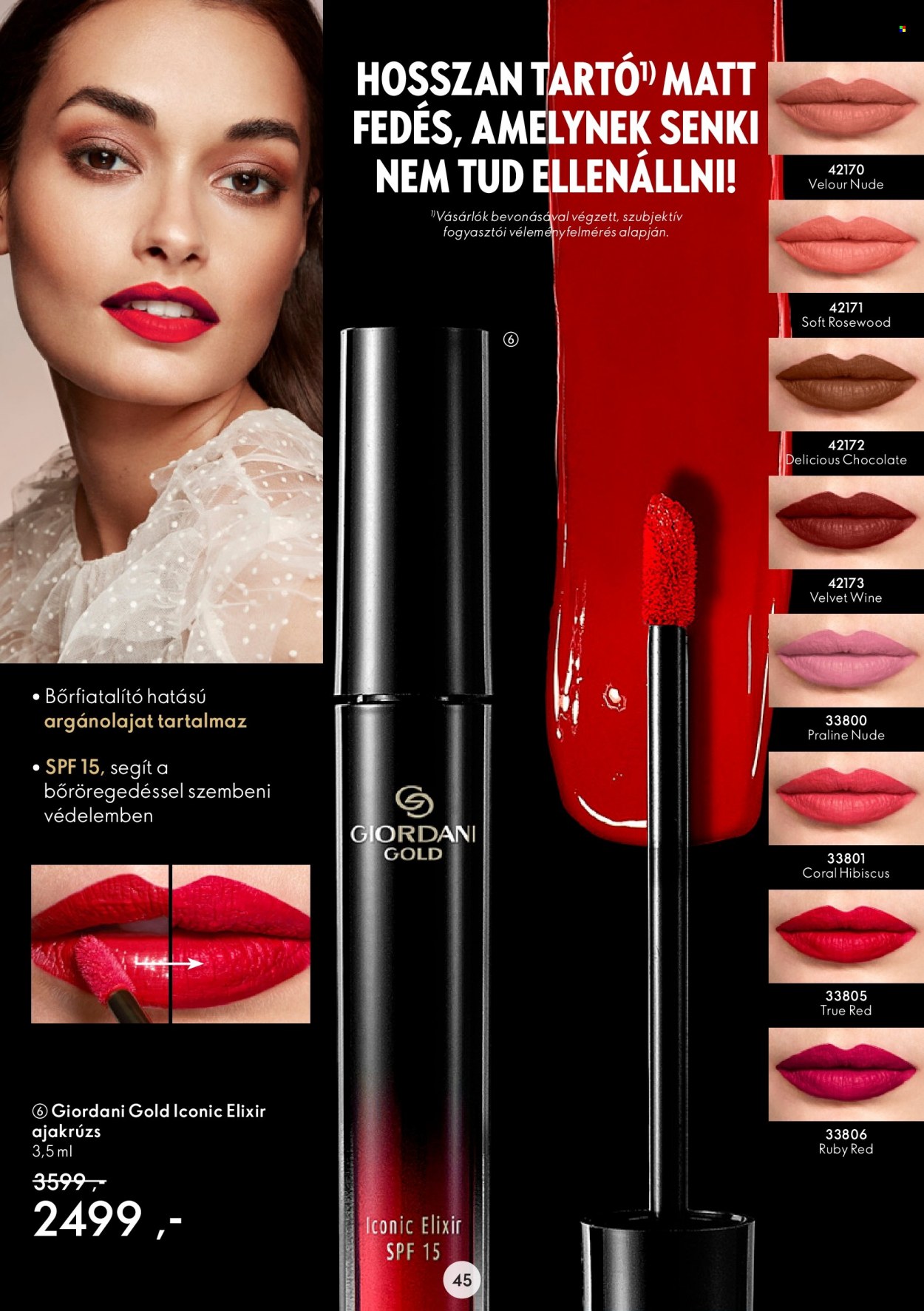 Oriflame akciós újságok - 2022.12.28 - 2023.01.17. Oldal 45