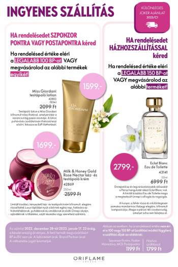 Újság Oriflame - 2022.12.28 - 2023.01.17.