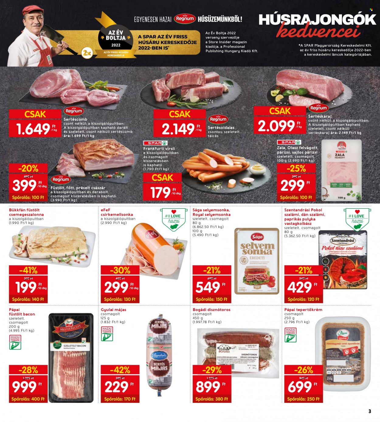 INTERSPAR akciós újságok - 2023.01.02 - 2023.01.04. Oldal 7