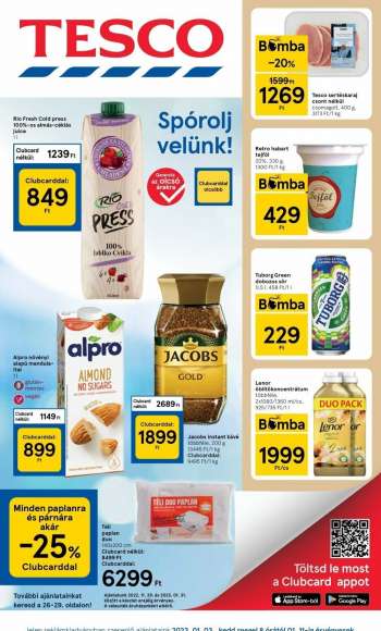 Újság TESCO - 2023.01.03 - 2023.01.11.