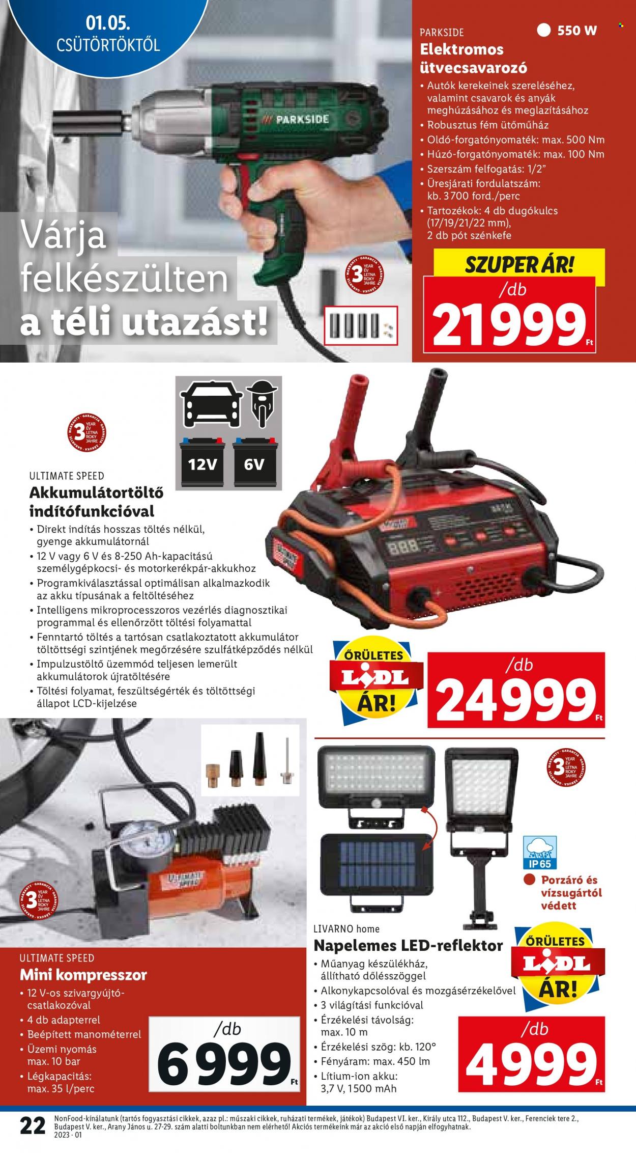 Lidl akciós újságok - 2023.01.05 - 2023.01.11. Oldal 22