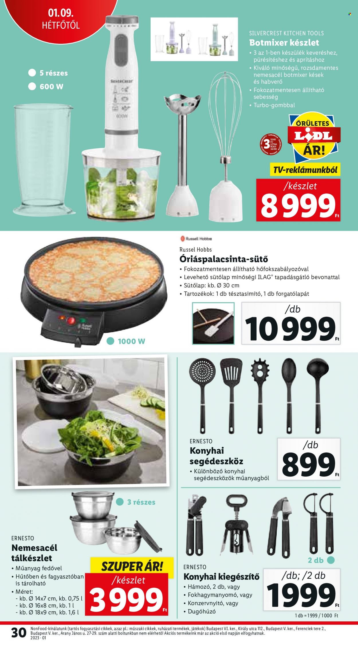 Lidl akciós újságok - 2023.01.05 - 2023.01.11. Oldal 30