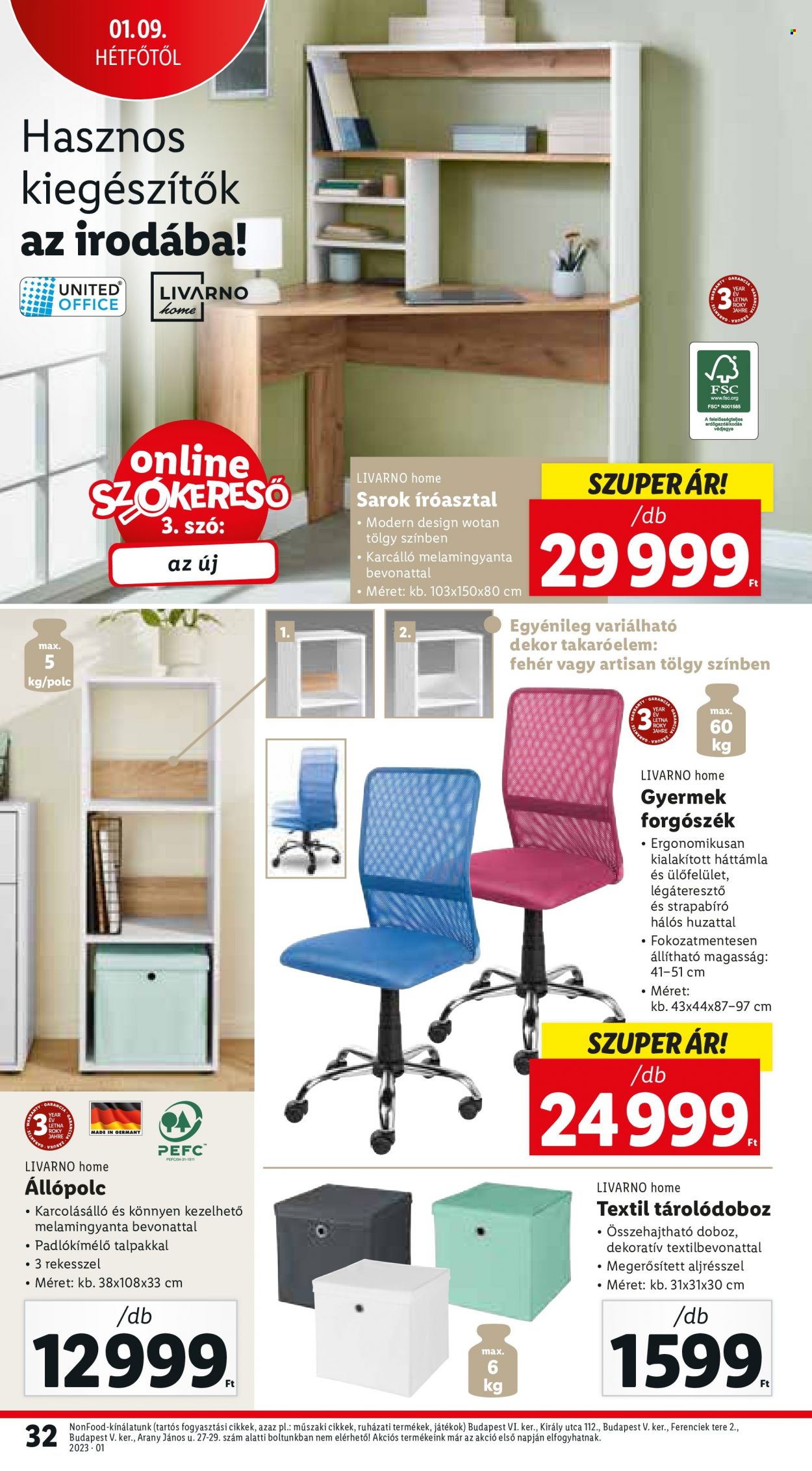 Lidl akciós újságok - 2023.01.05 - 2023.01.11. Oldal 32