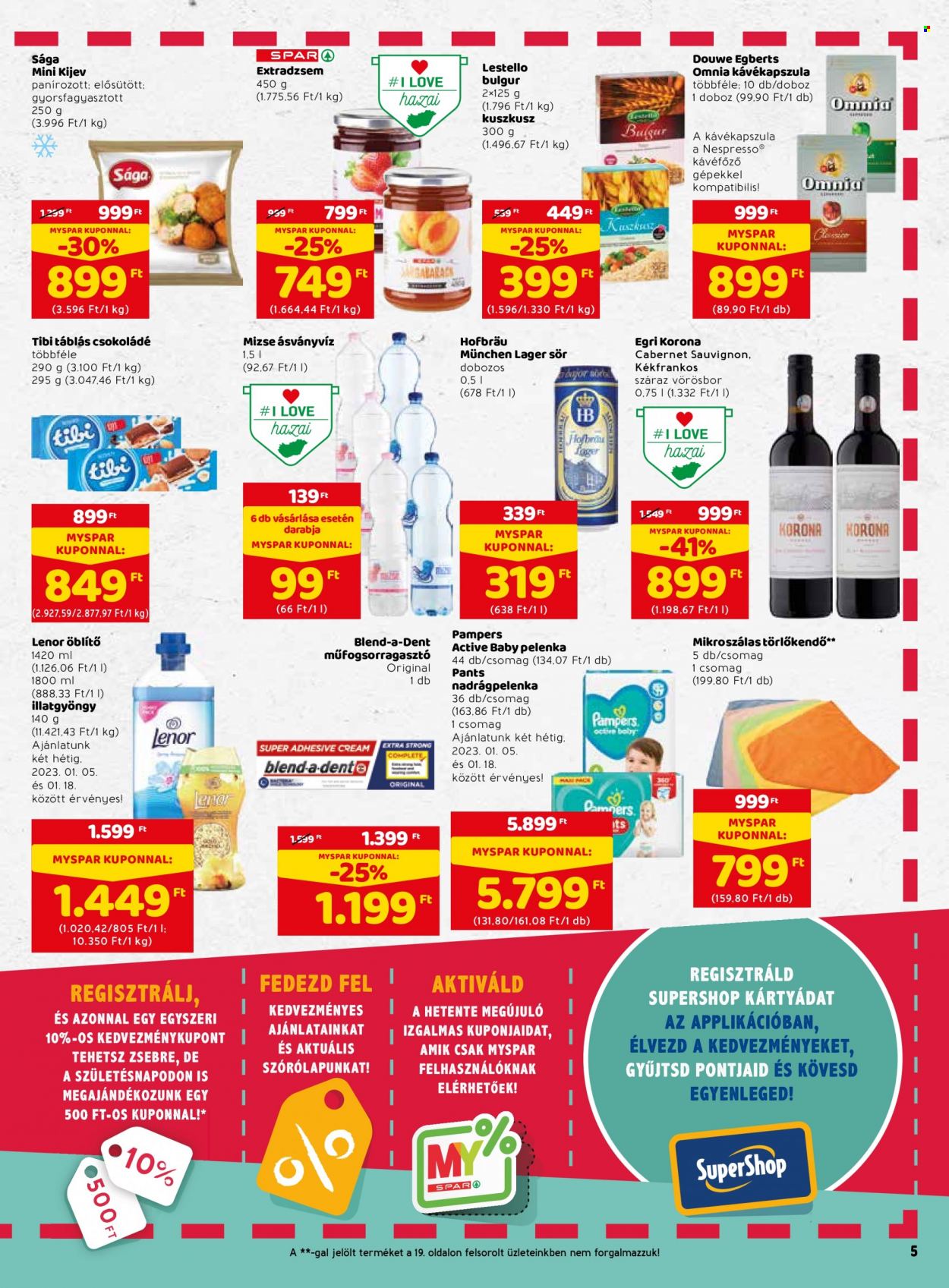 SPAR akciós újságok - 2023.01.05 - 2023.01.11. Oldal 7
