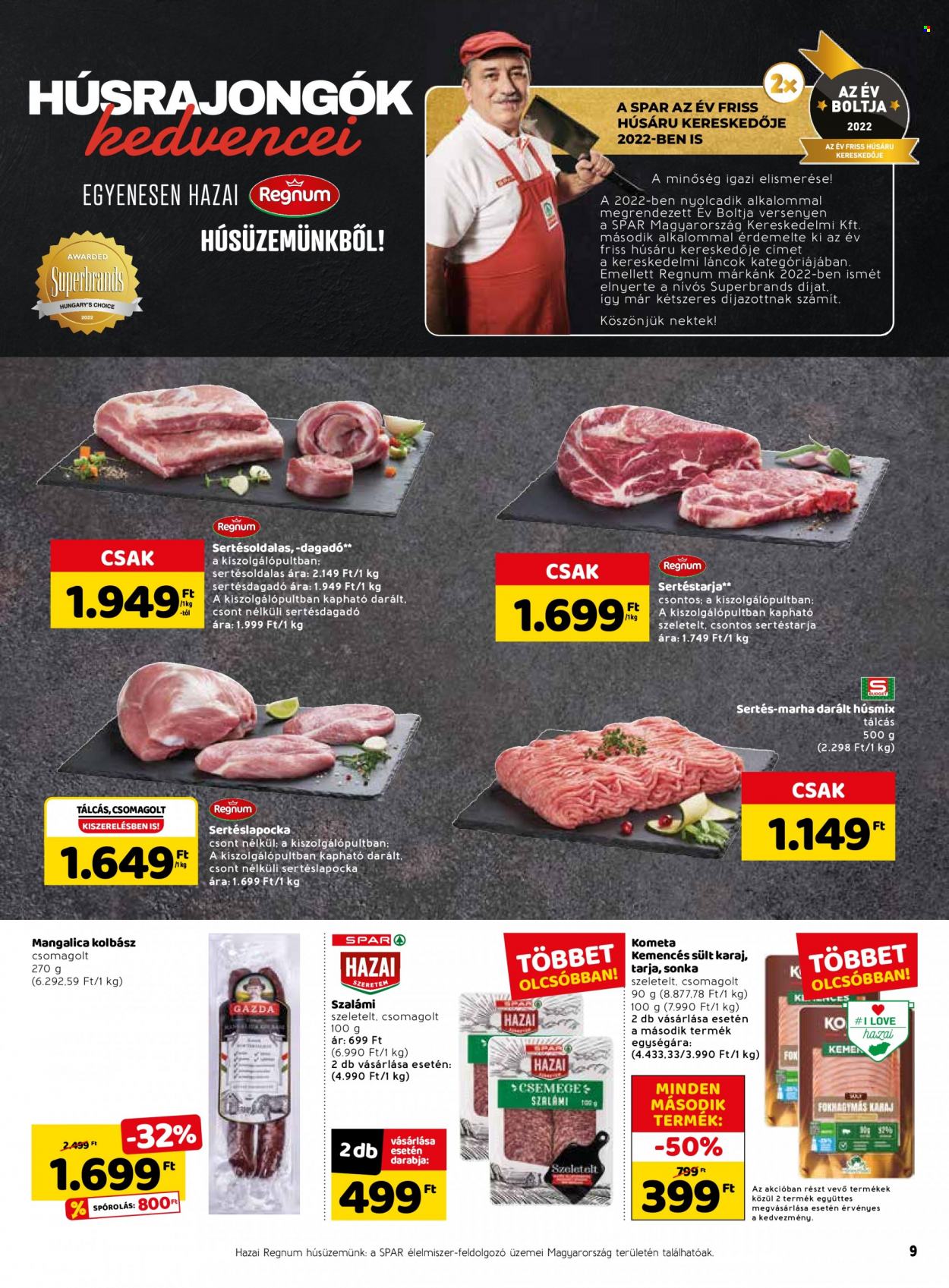 SPAR akciós újságok - 2023.01.05 - 2023.01.11. Oldal 15