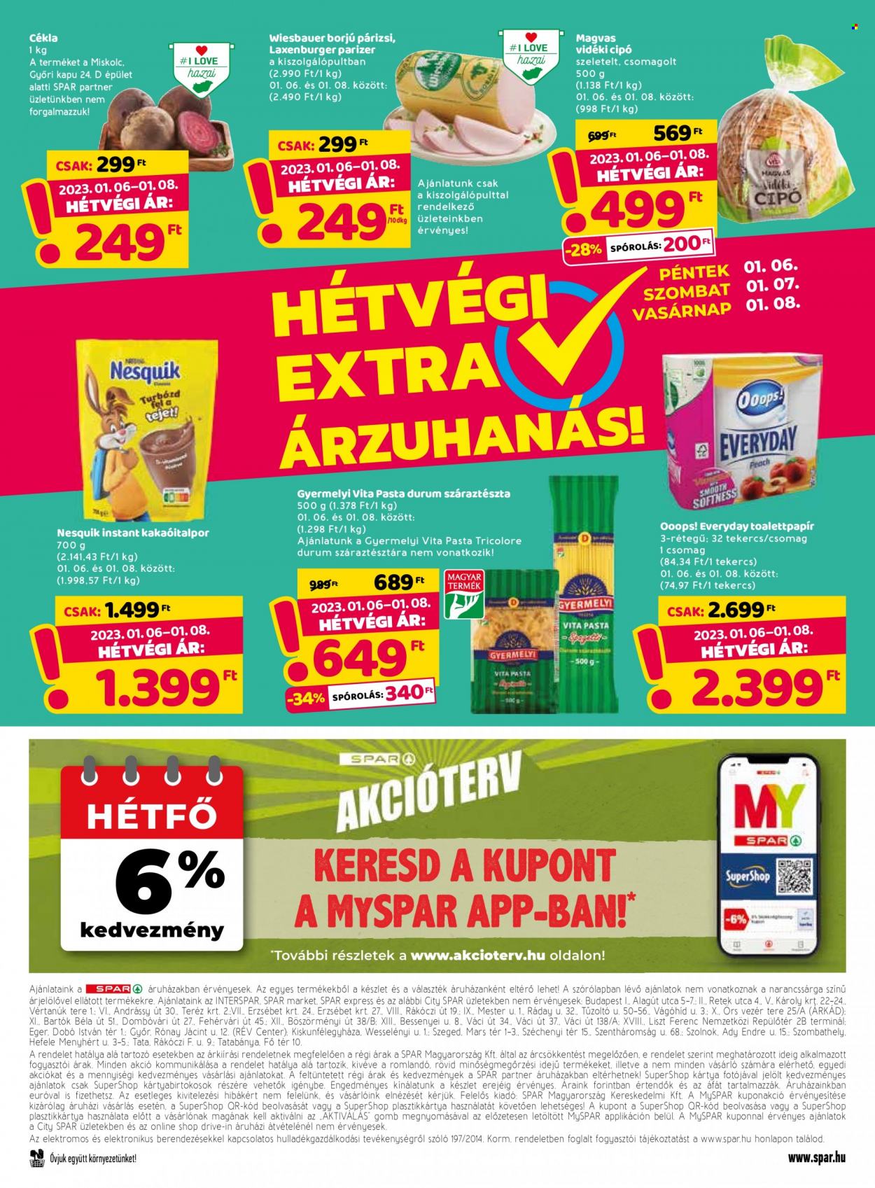 SPAR akciós újságok - 2023.01.05 - 2023.01.11. Oldal 34
