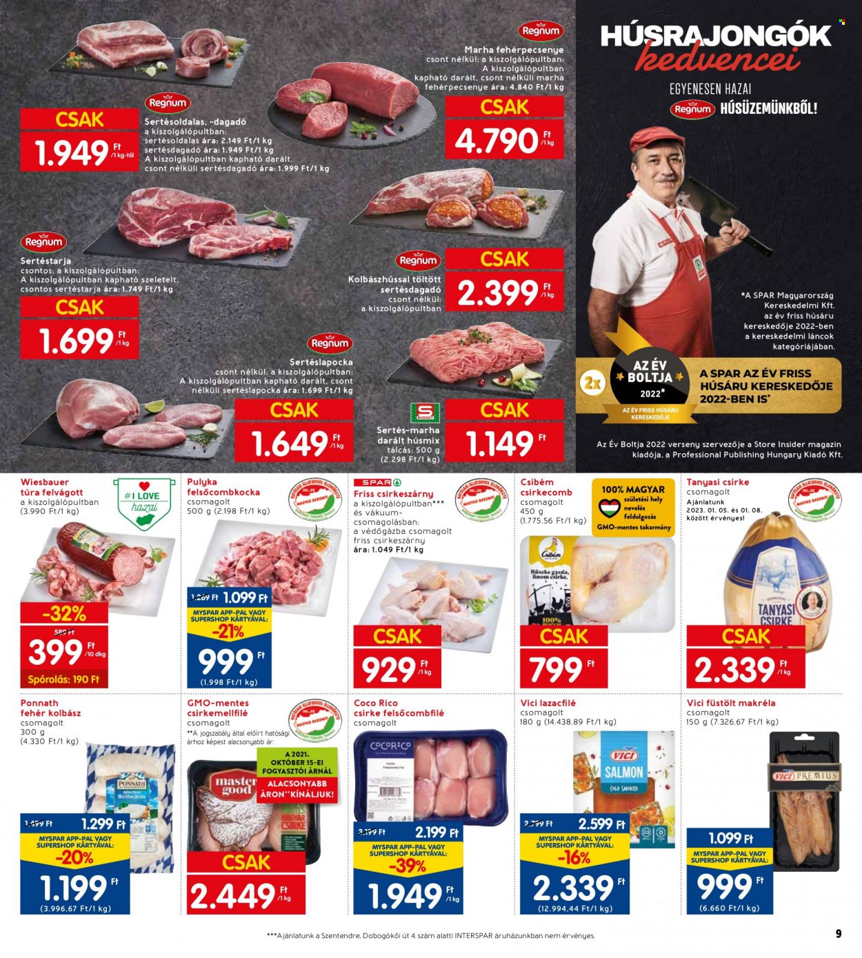 INTERSPAR akciós újságok - 2023.01.05 - 2023.01.11. Oldal 15