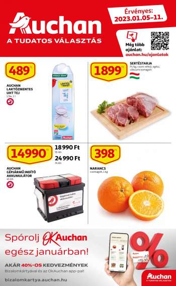 Újság Auchan - 2023.01.05 - 2023.01.11.