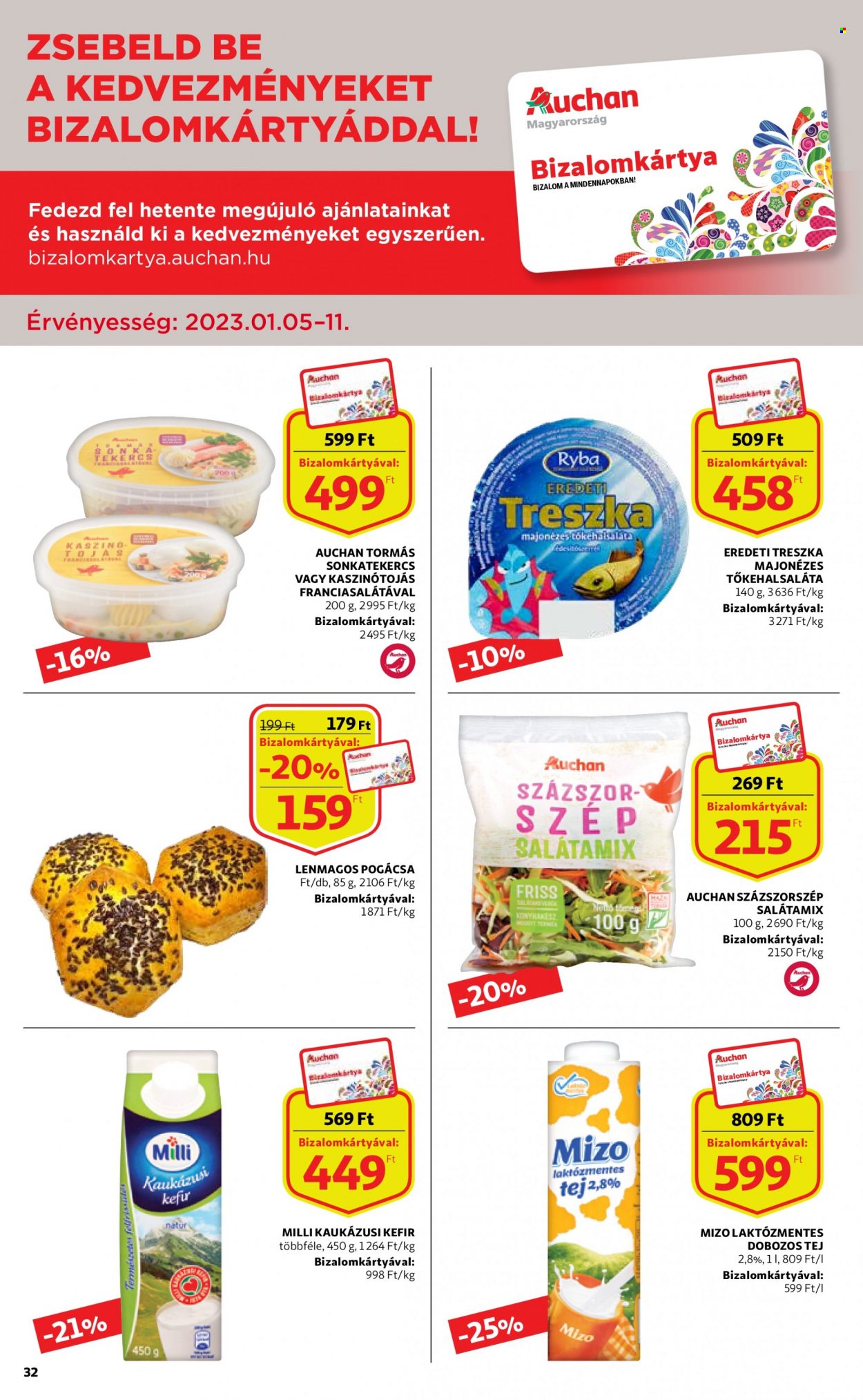 Auchan akciós újságok - 2023.01.05 - 2023.01.11. Oldal 32